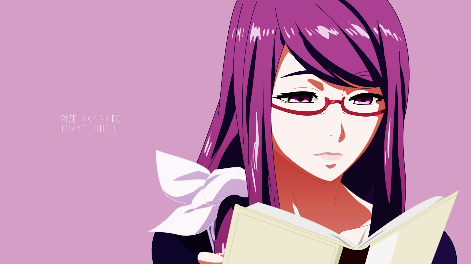 Anime Anime Girls Tokyo Ghoul Rize Glasses 1920x1080