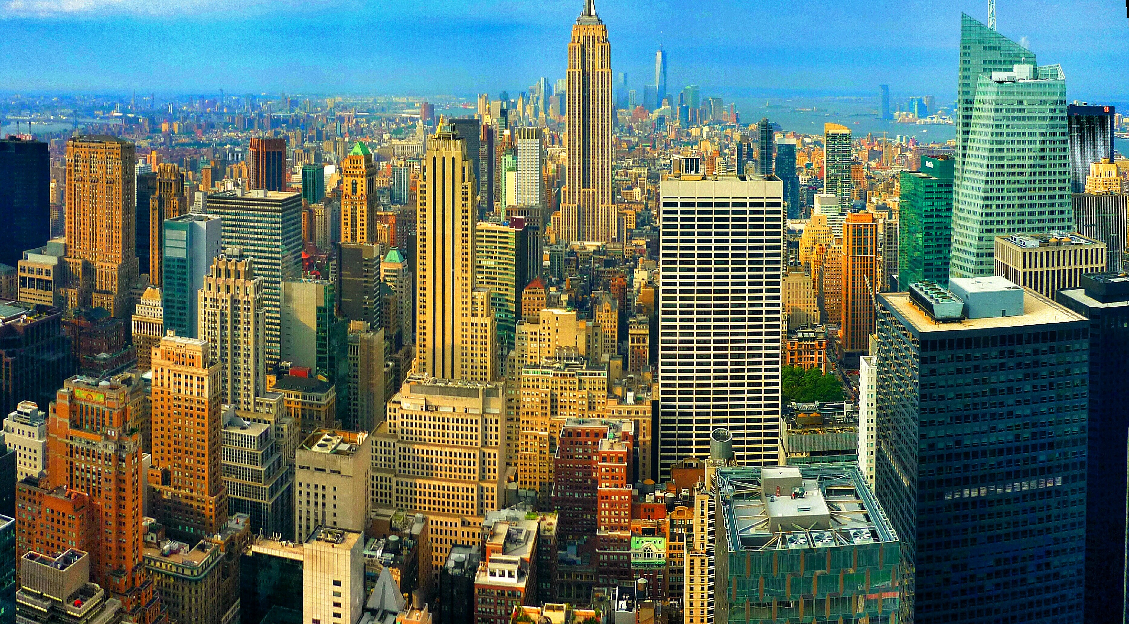 New York City Panoramas Cityscape 3733x2064