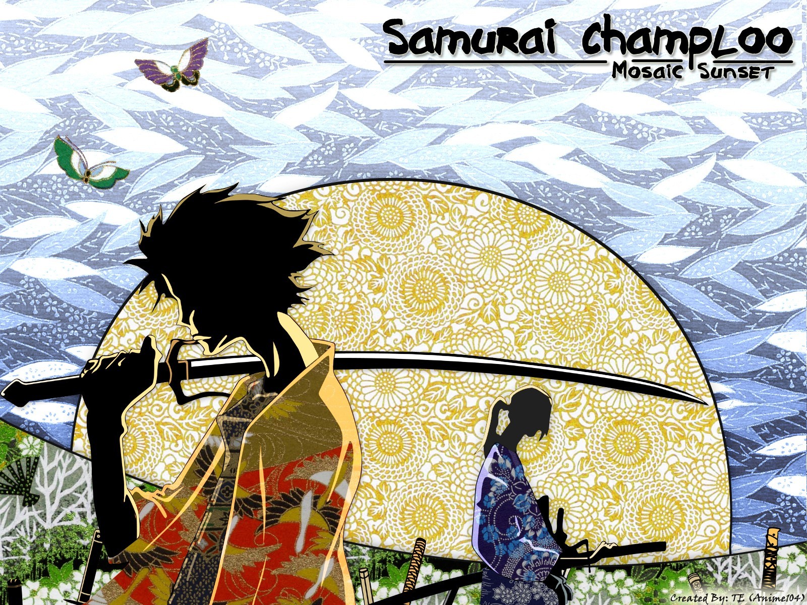 Samurai Champloo Anime Mugen Jin 1600x1200