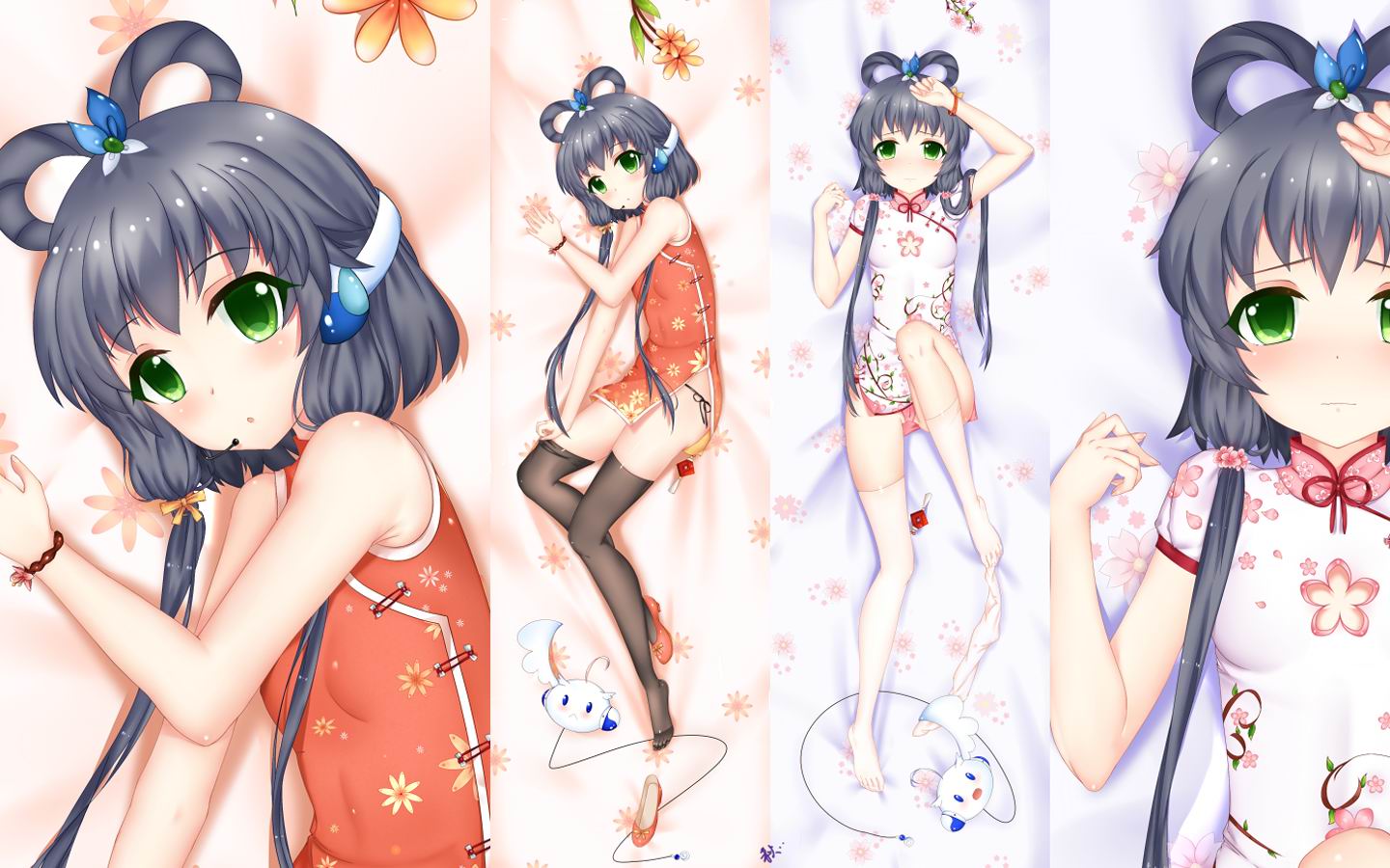Anime Girls Luo Tianyi Cheongsam Chinese Dress Vocaloid China 1440x900