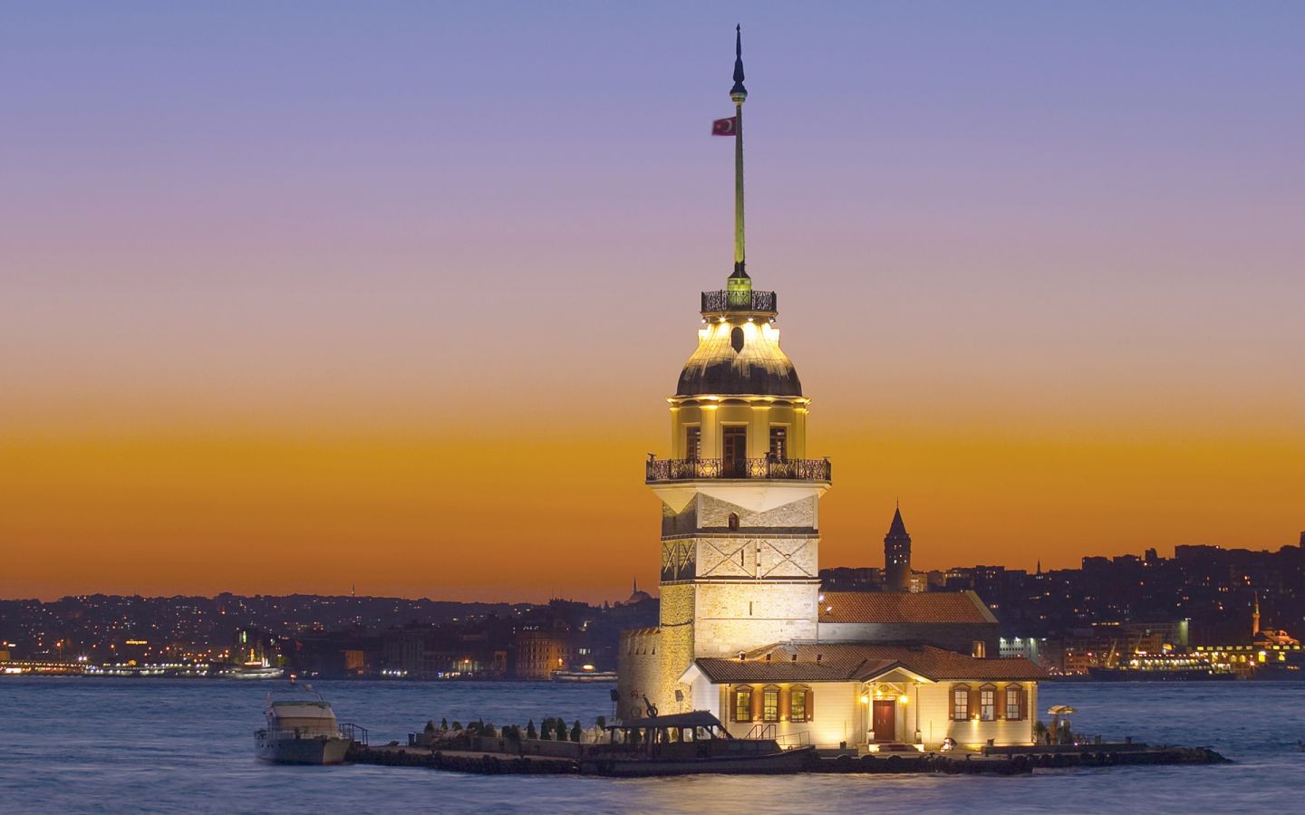 Kiz Kulesi Turkey Istanbul Maidens Tower 1440x900
