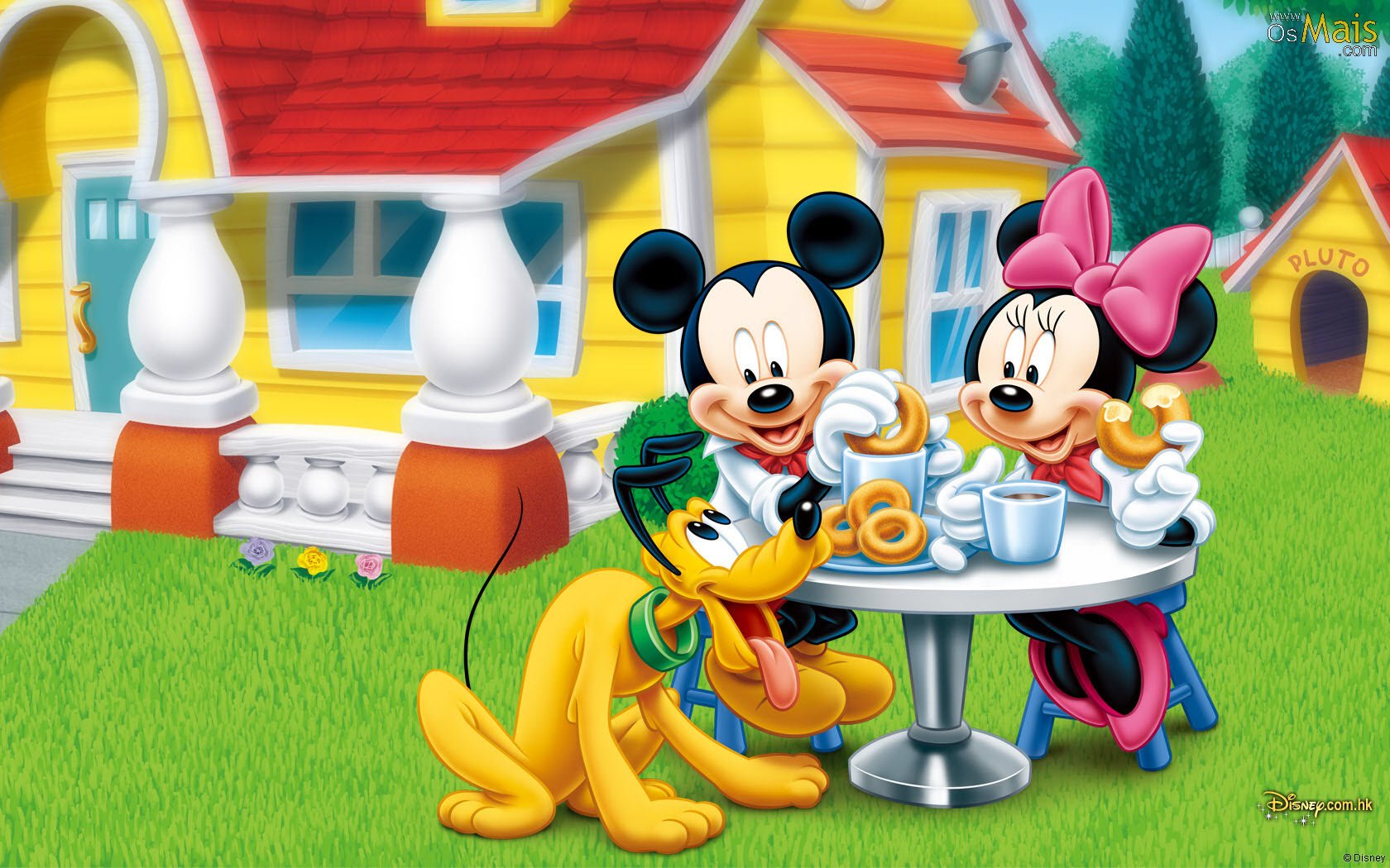 Disney Mickey Mouse Minnie Mouse Pluto 1680x1050