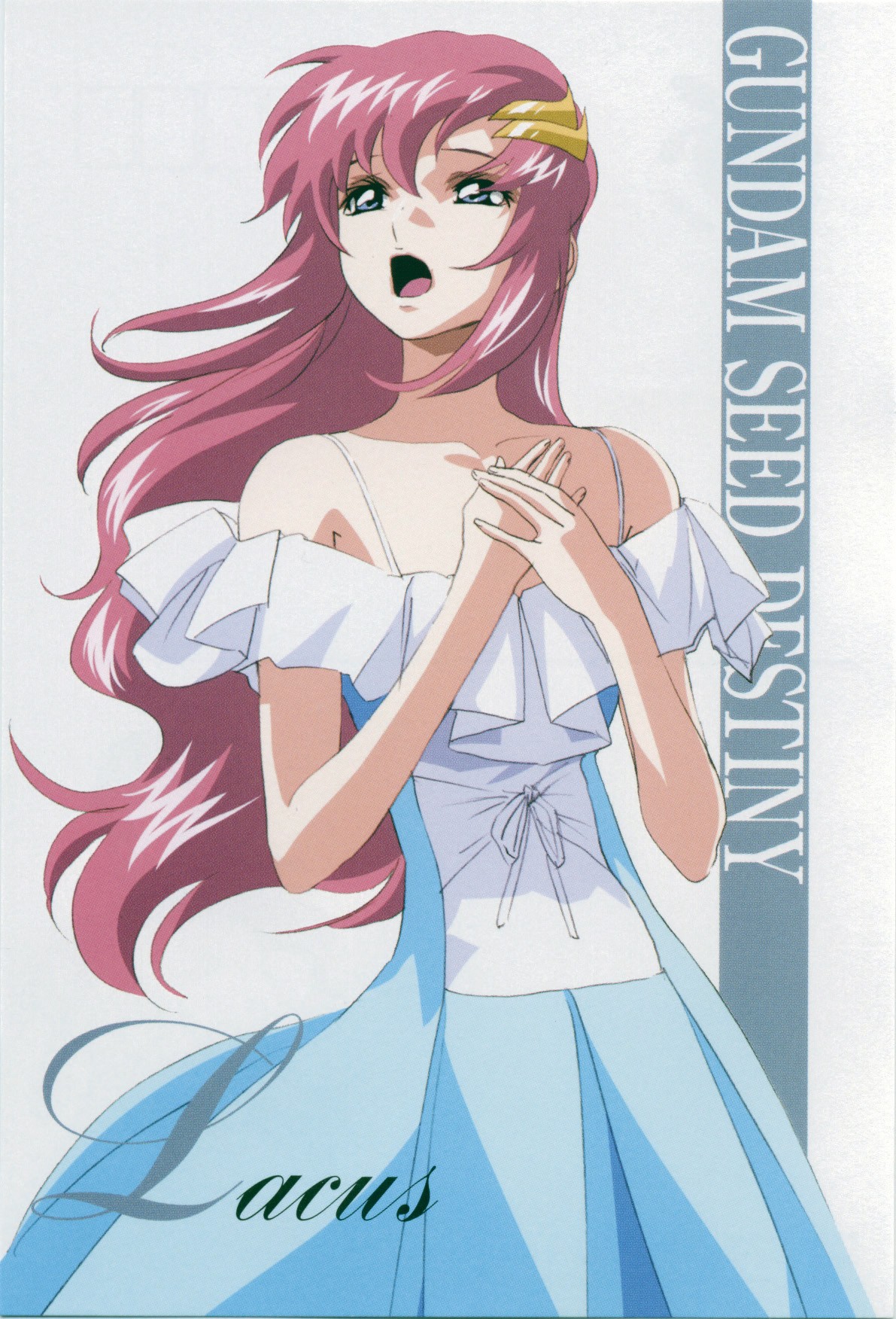 Anime Gundam Seed Anime Girls Open Mouth Long Hair 1191x1752