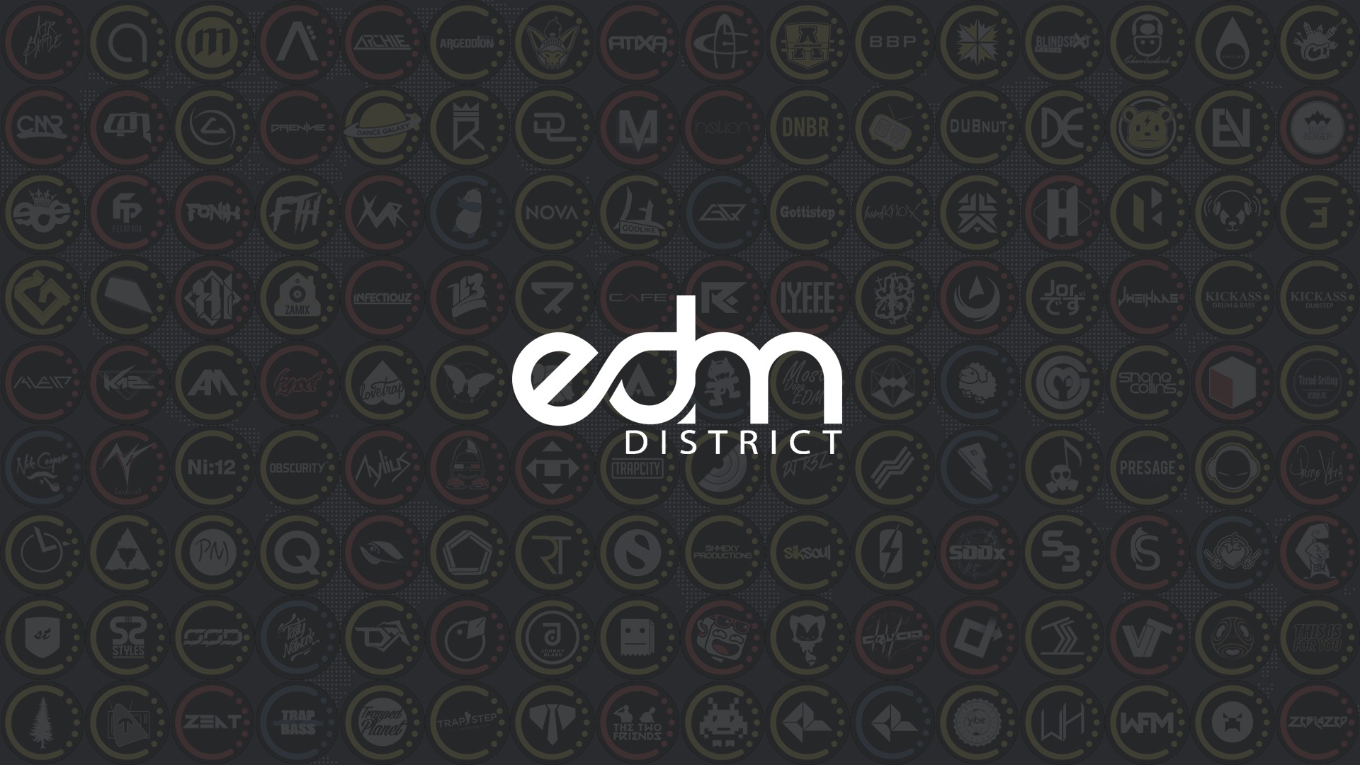 EDM Music Electronic Music Simple Background 1920x1080