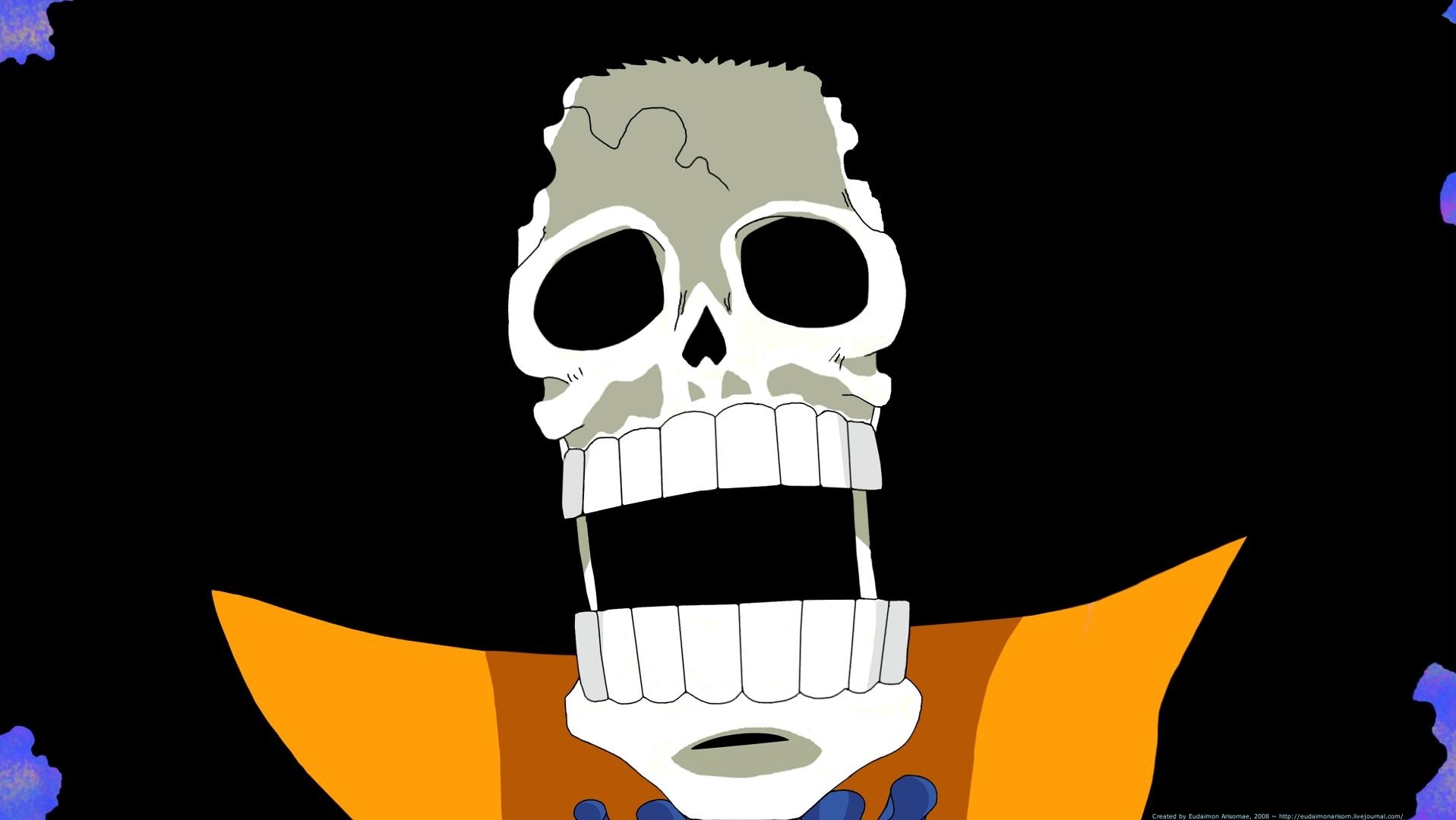 One Piece Straw Hat Skull Anime 2008 Year 1917x1080