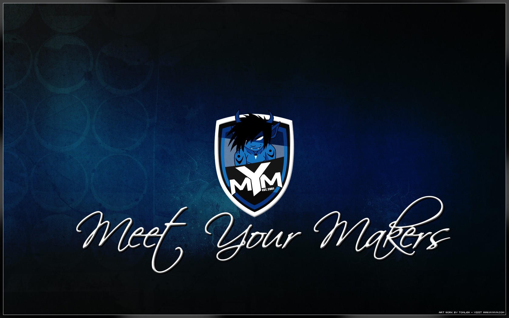 Meet Your Makers Blue Background Horns 1680x1050