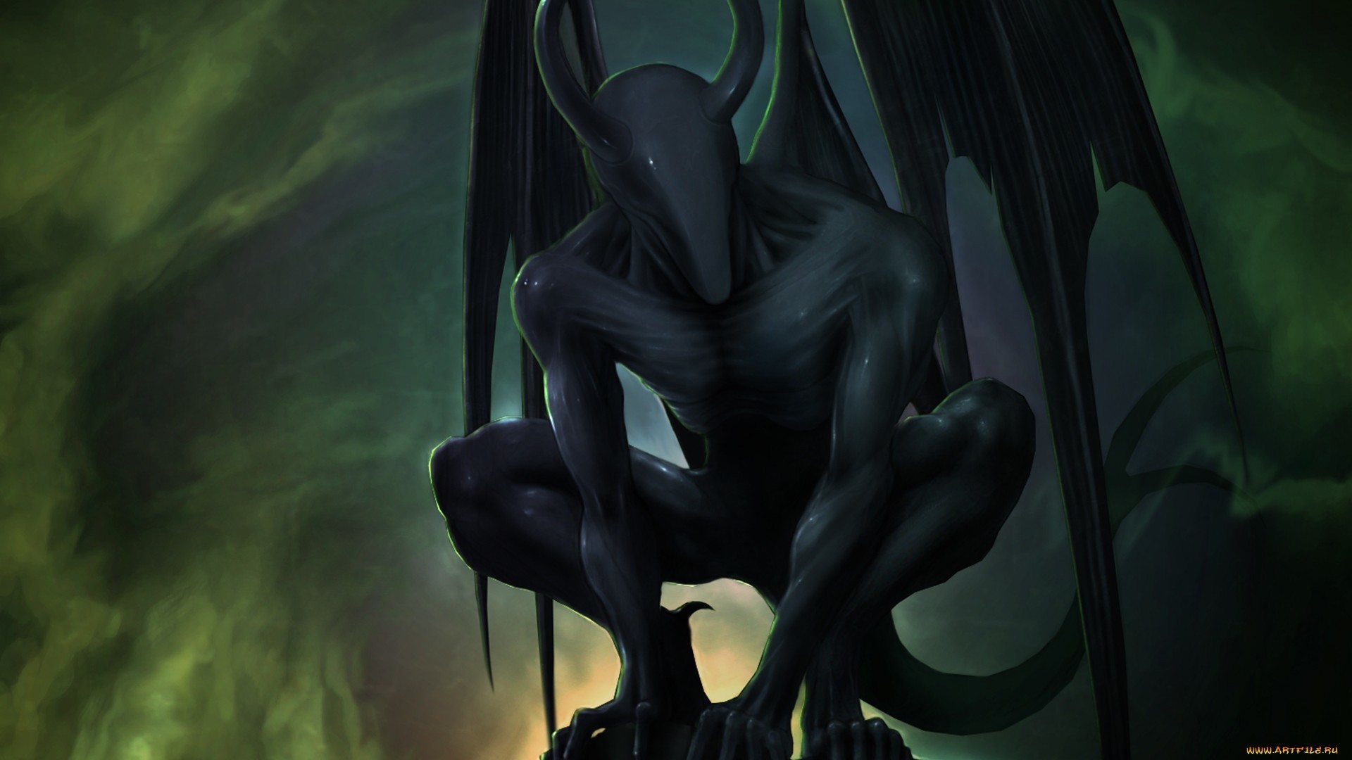 Demon Creature H P Lovecraft 1920x1080