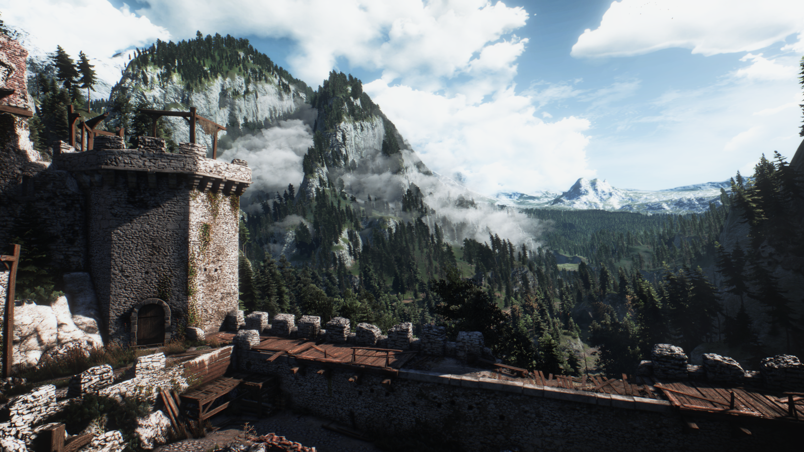The Witcher The Witcher 3 Wild Hunt Kaer Morhen 2560x1440