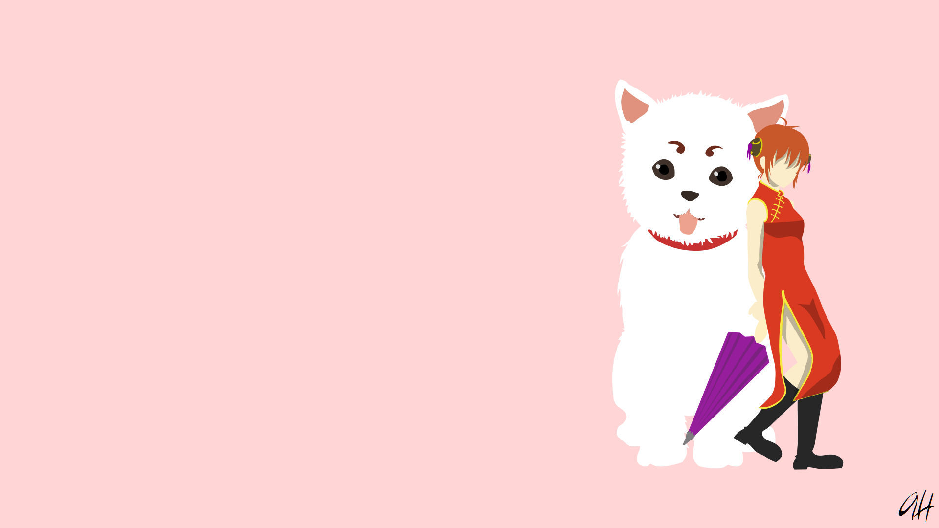 Gintama Anime Girls Kagura Gintama Sadaharu 1920x1080