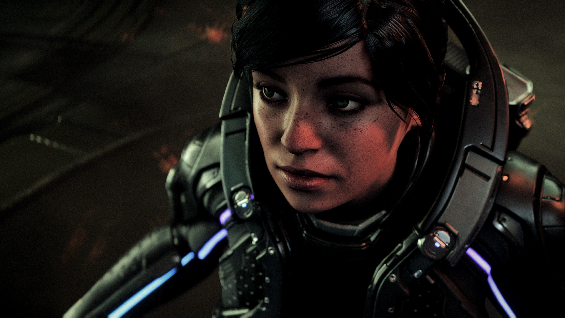 Ryder Pathfinder Sara Ryder Mass Effect Mass Effect Andromeda Bioware Video Game Characters Video Ga 1920x1080