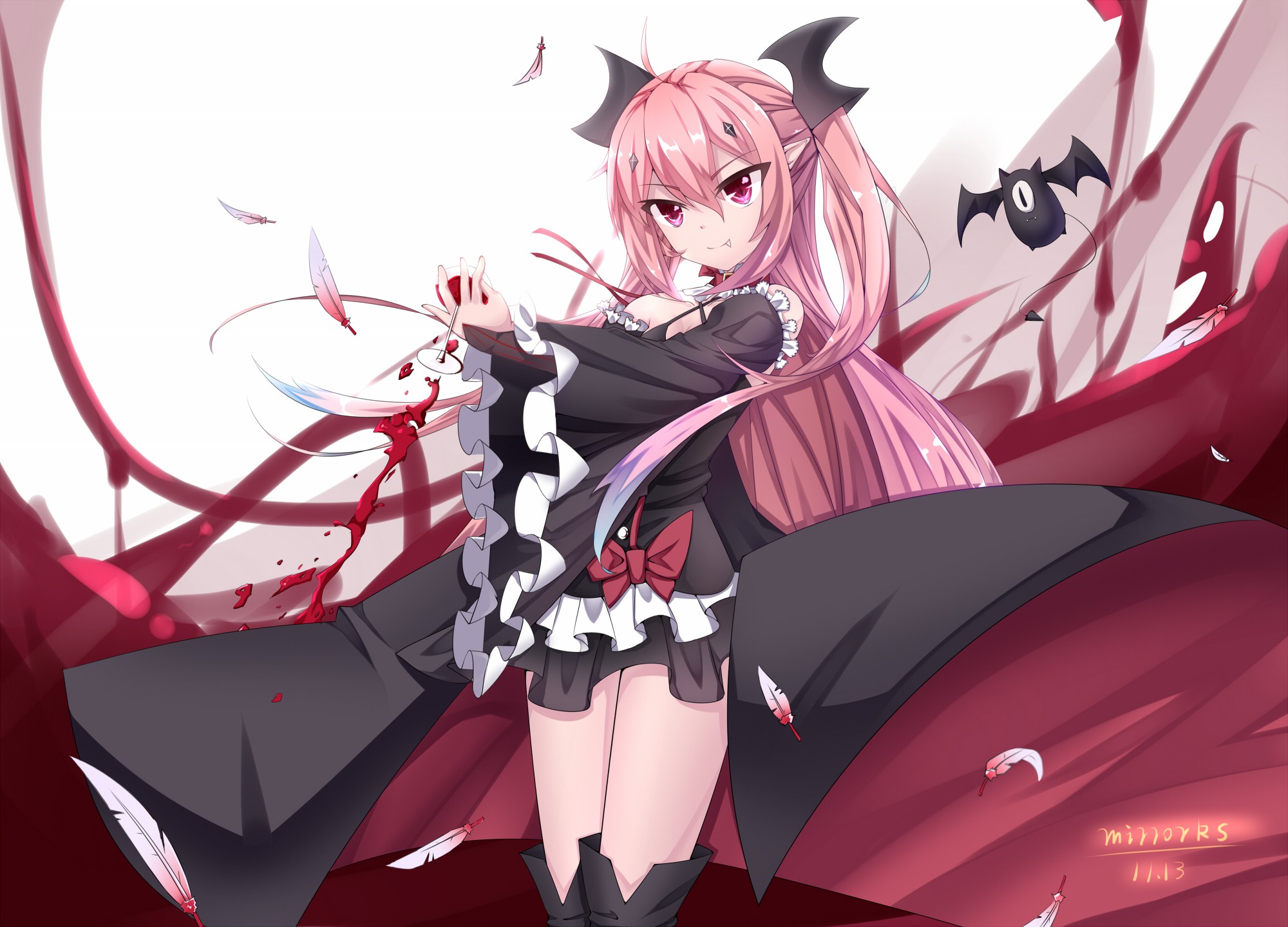 Anime Girls Owari No Seraph Krul Tepes 2000x1439