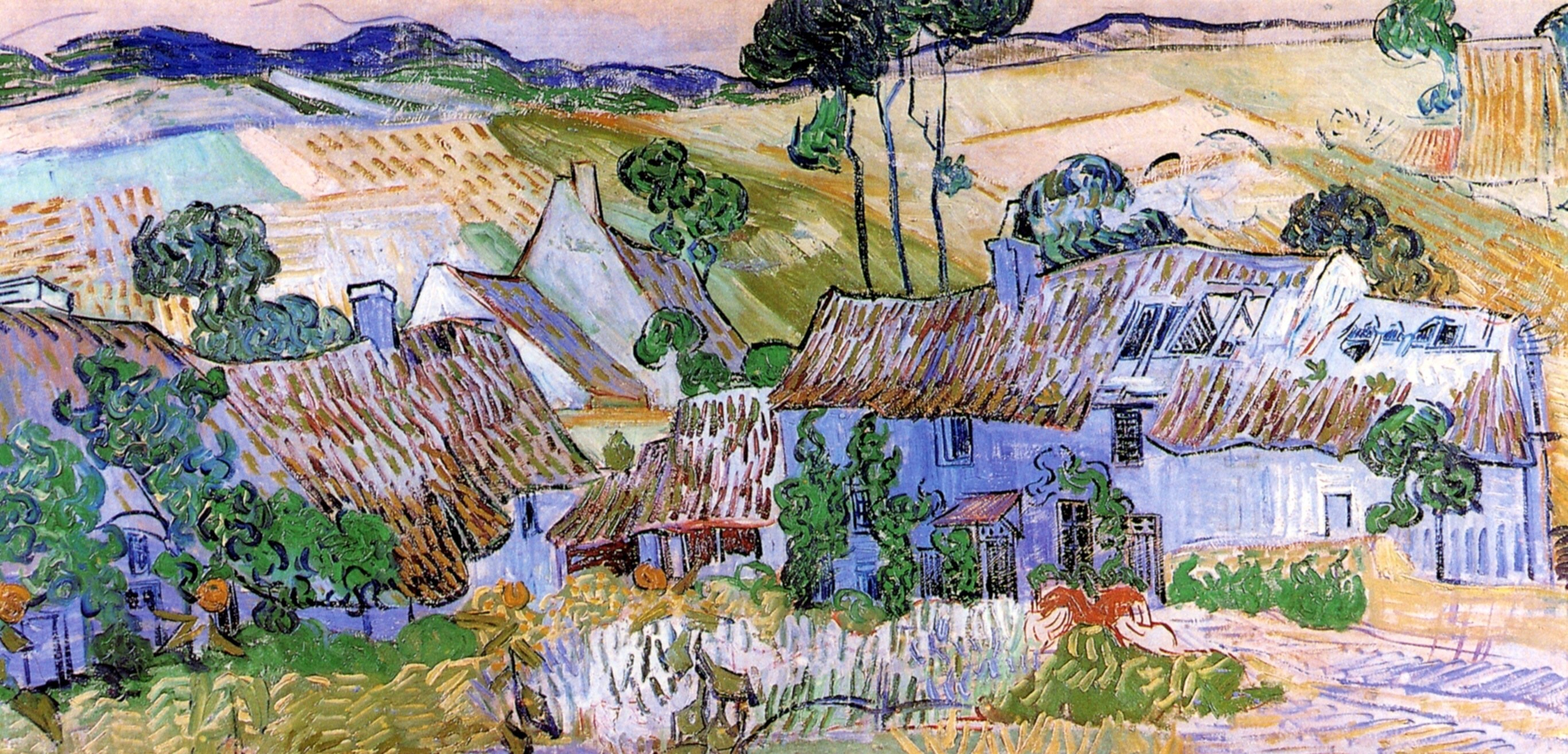 Artwork Painting Classic Art Vincent Van Gogh 2731x1314