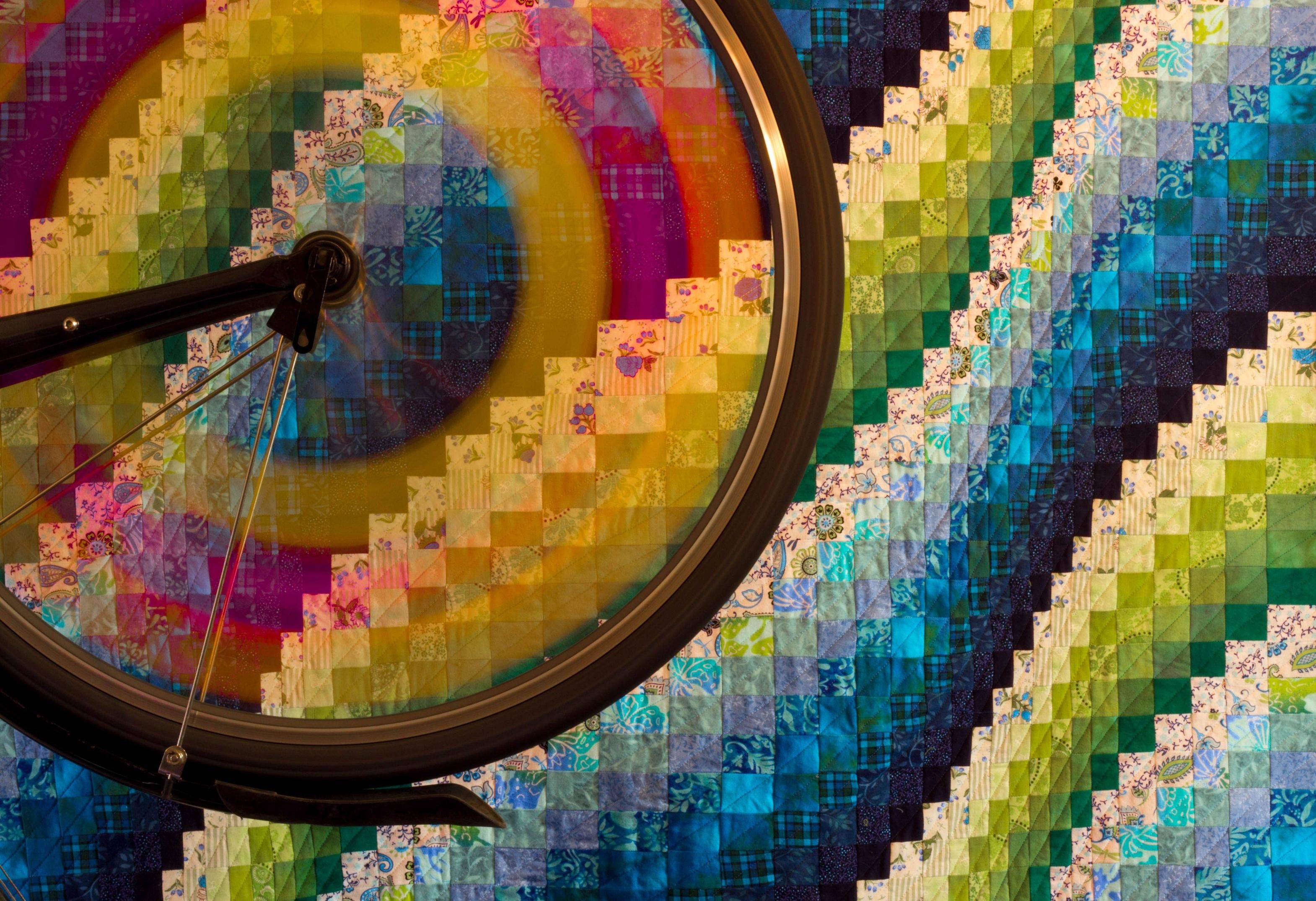 Bicycle Tires Abstract Colorful 3140x2150