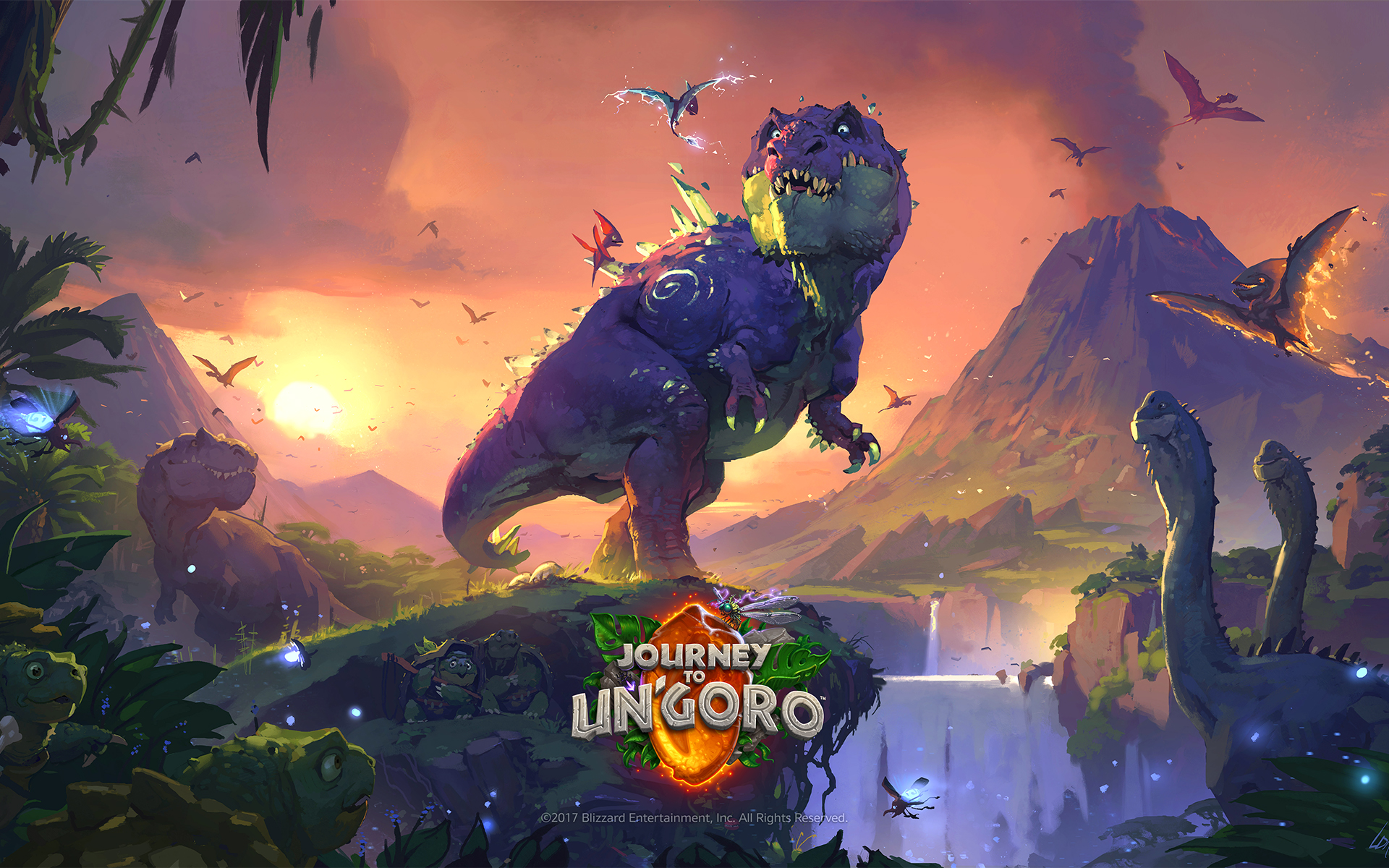 Hearthstone Hearthstone Heroes Of Warcraft Journey To UNGORO 1920x1200