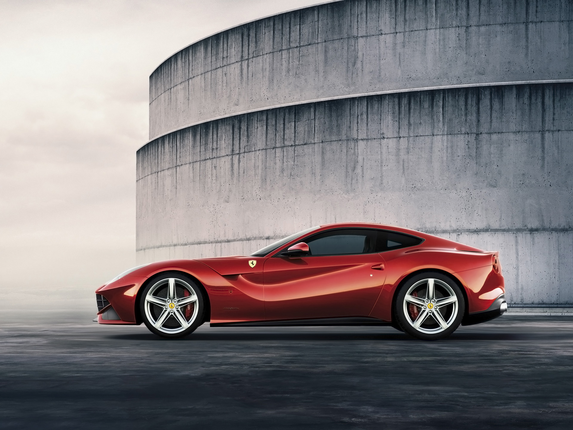 Ferrari F12 Berlinetta Car Red Cars Vehicle 1920x1440