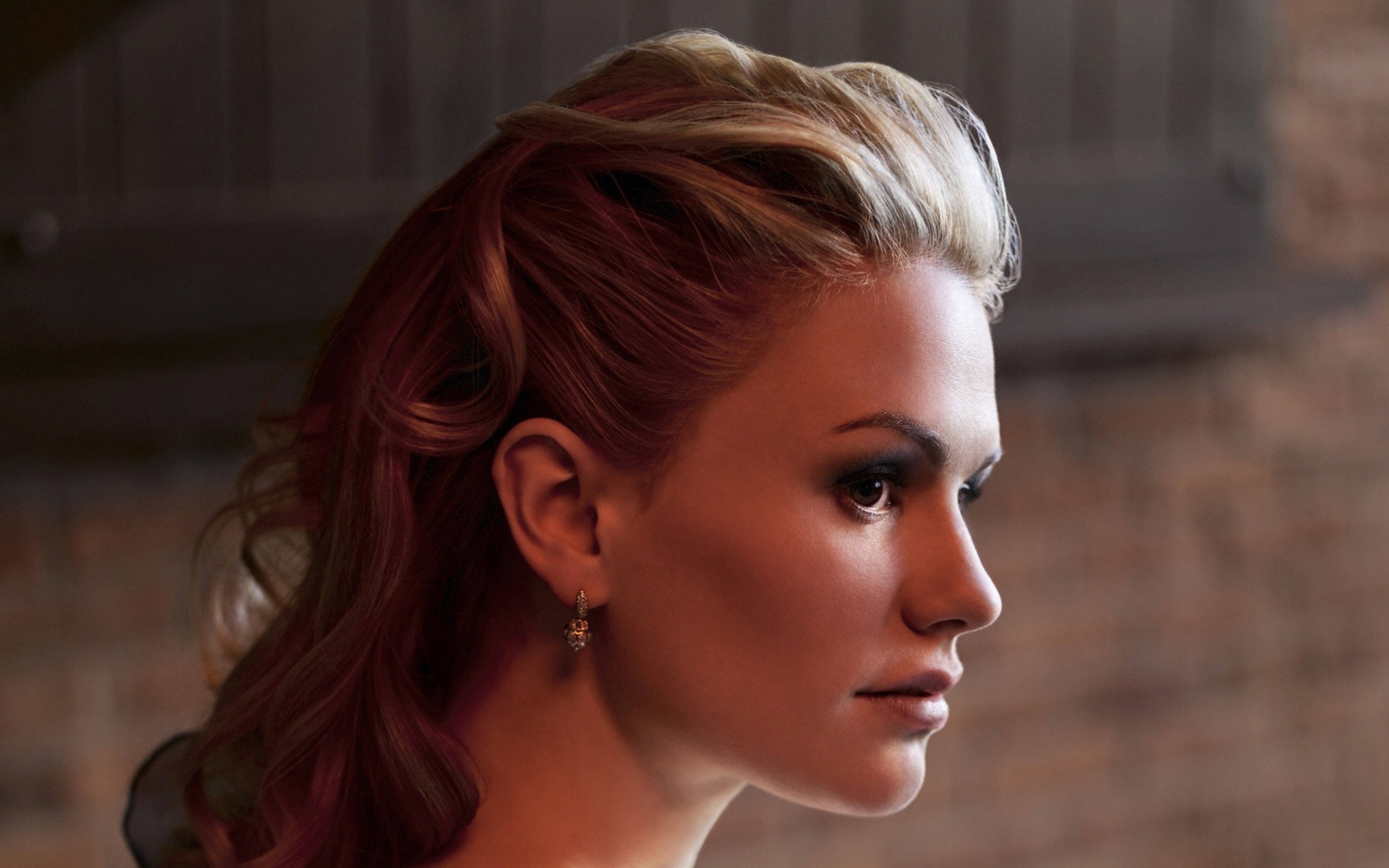 Anna Paquin X Men Days Of Future Past Blonde Actress Brown Eyes Profile Women 1920x1200