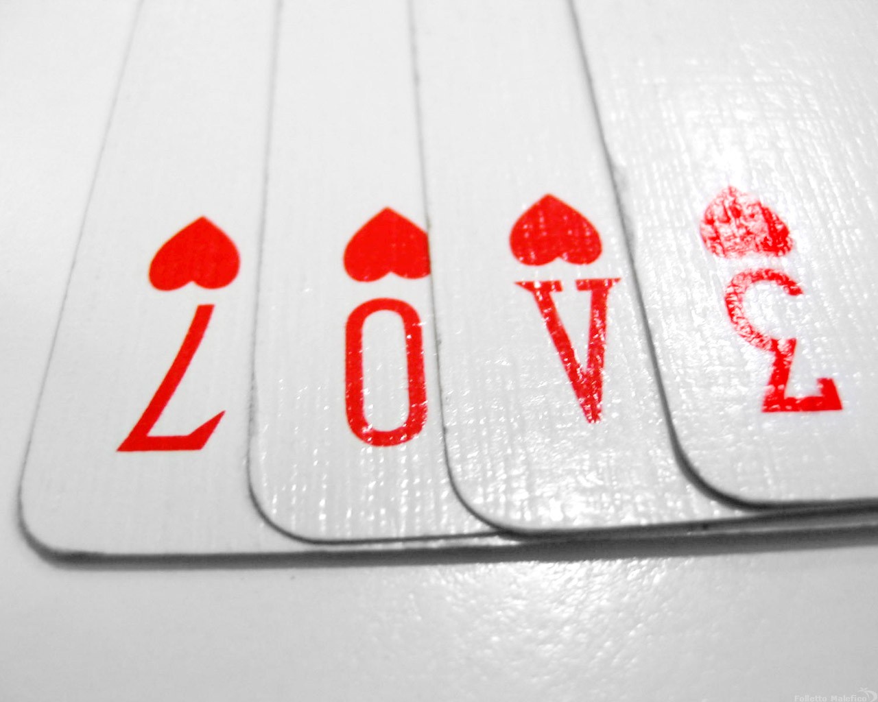 Cards Playing Cards Numbers Heart Design 1280x1024