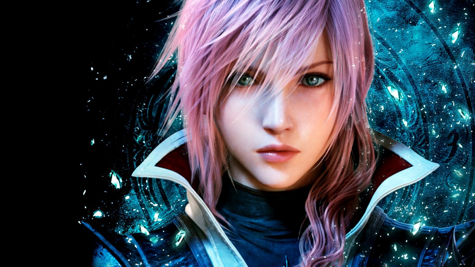 Anime Anime Girls Pink Hair Green Eyes Final Fantasy Lightning Xiii 1920x1080