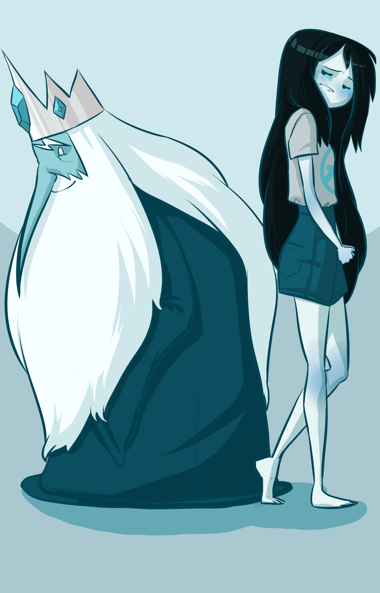 Cartoon Adventure Time Marceline The Vampire Queen Ice King 1230x1920