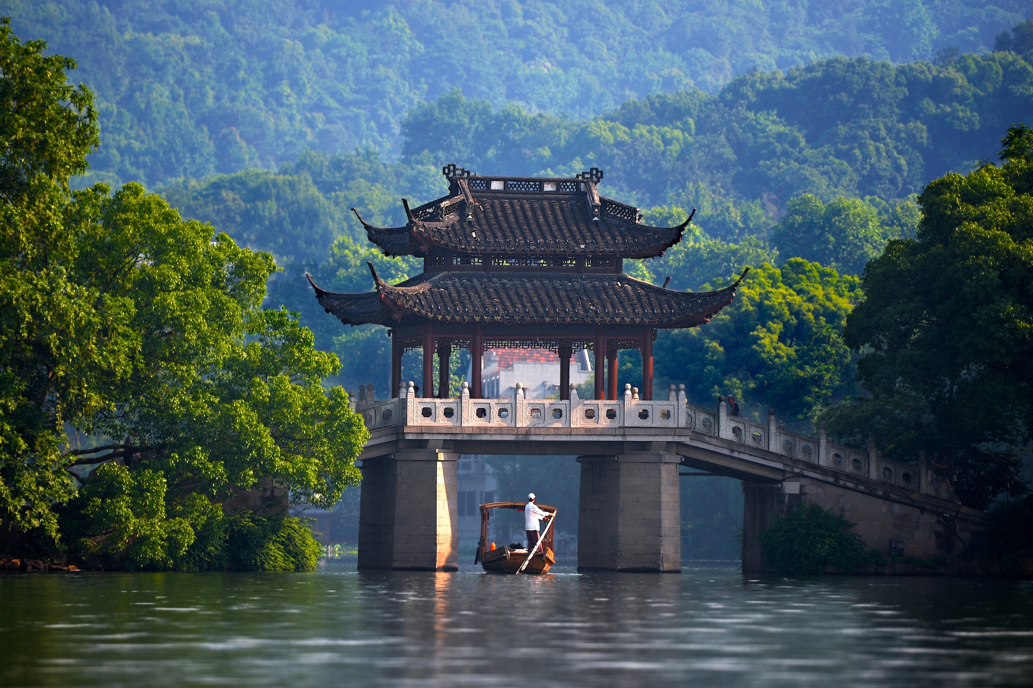 China Bridge River Canoes 3600x2400