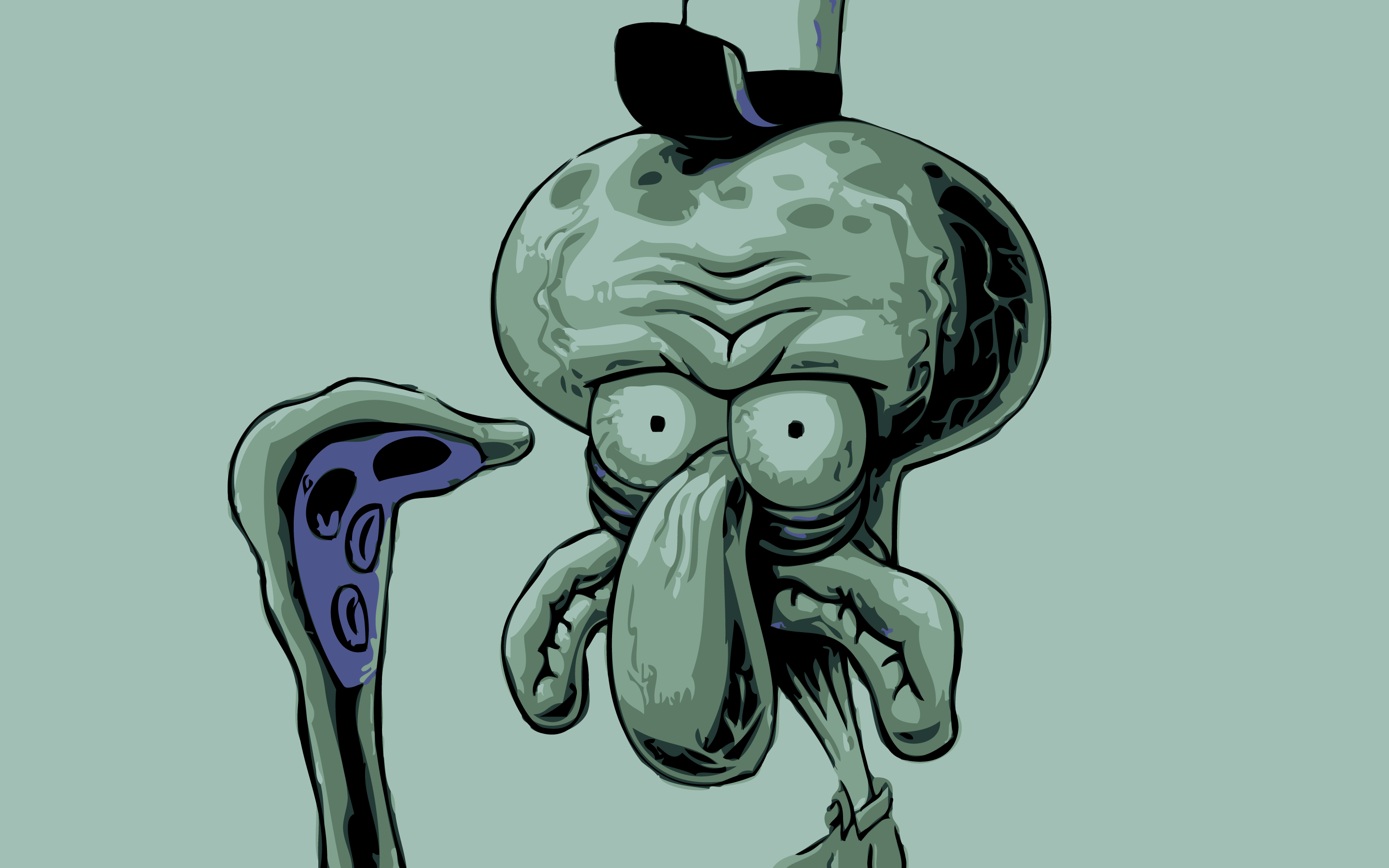 SpongeBob SquarePants Squidward Tentacles 2880x1800