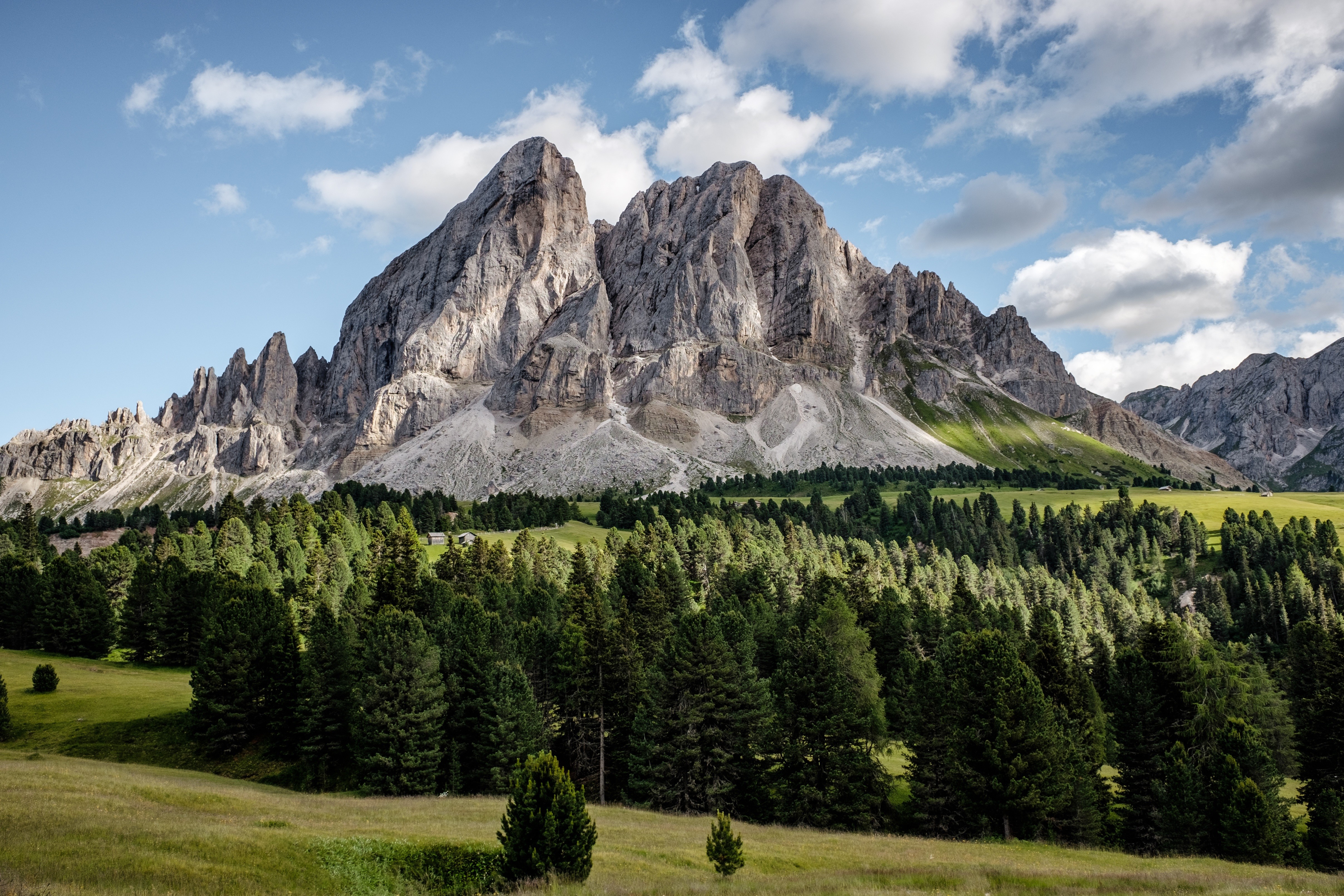 Nature Trees Mountains Italy South Tyrol 4834x3223