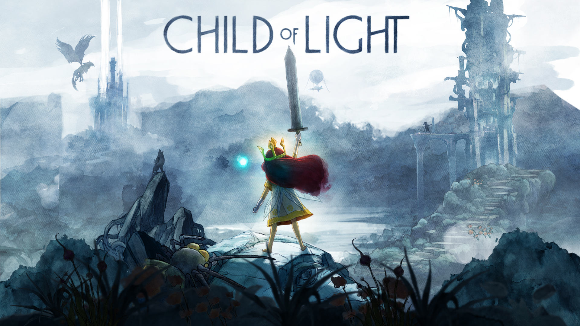 Child Of Light Sword Video Games Video Game Art 1920x1080