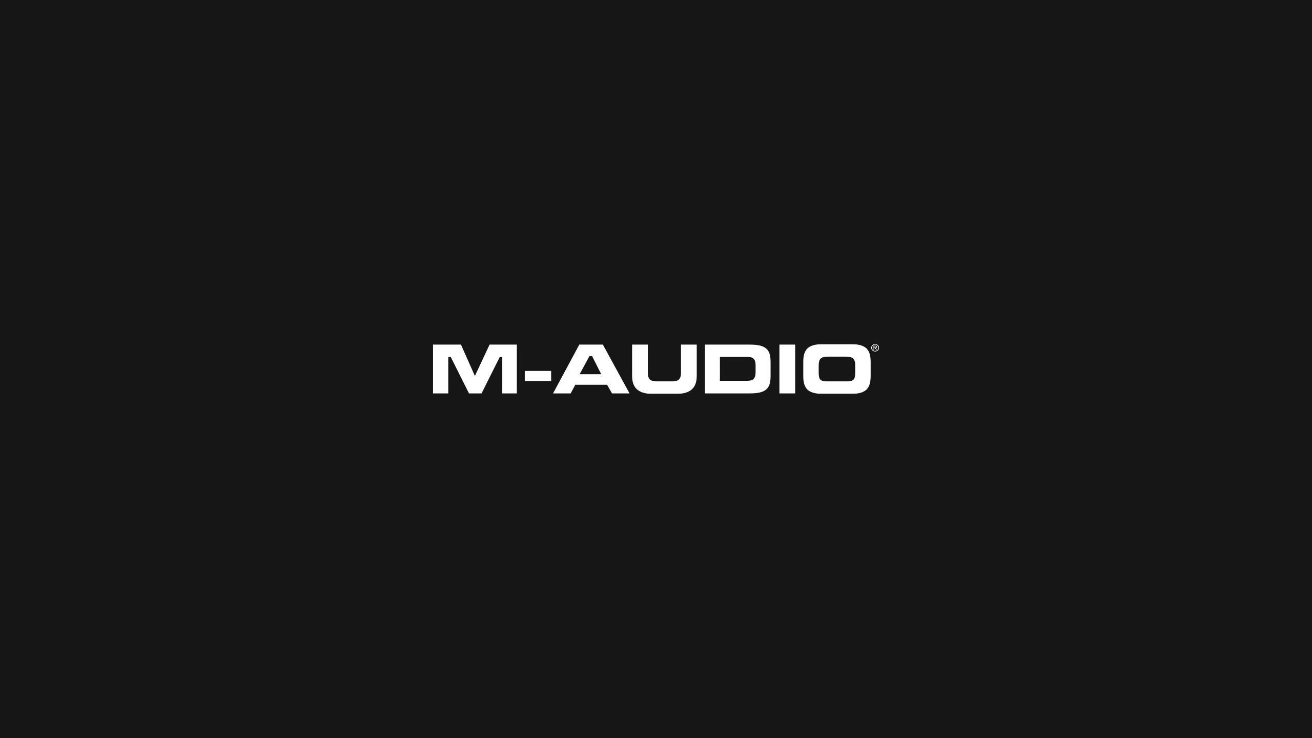Audio Music Sound Speakers Headphones M Audio Black Background 2560x1440