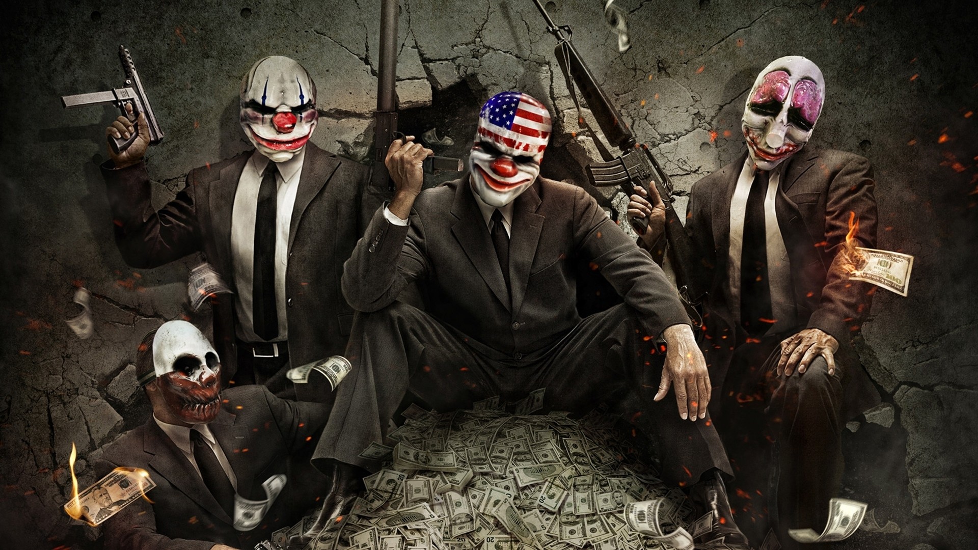 Payday 2 Payday The Heist Video Games 1920x1080