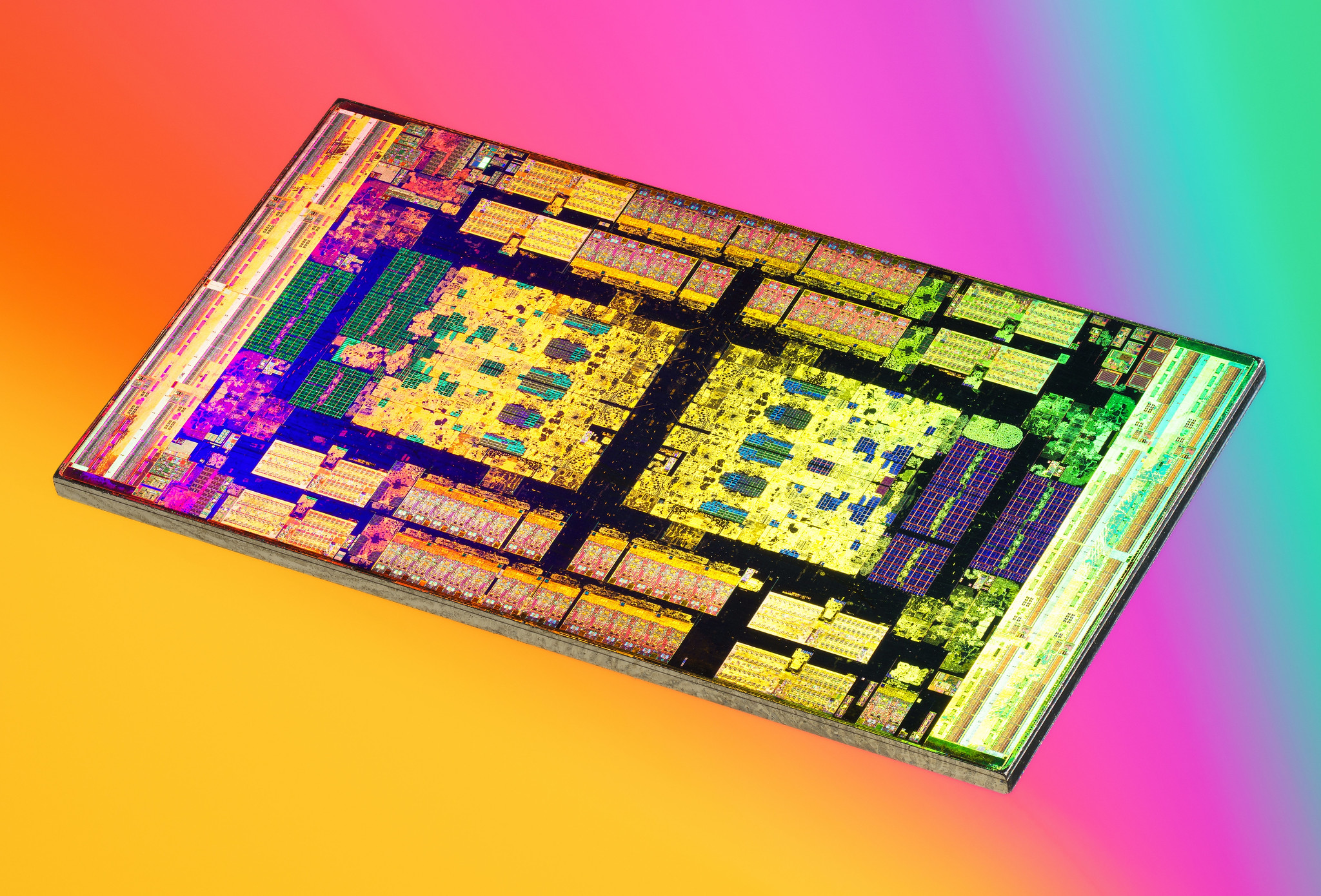 AMD Integrated Circuits CPU Chips Microchip Technology Colorful 2048x1390