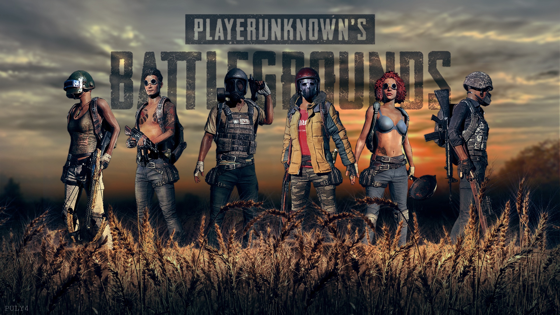 PUBG Video Games First Person Shooter People 1920x1080