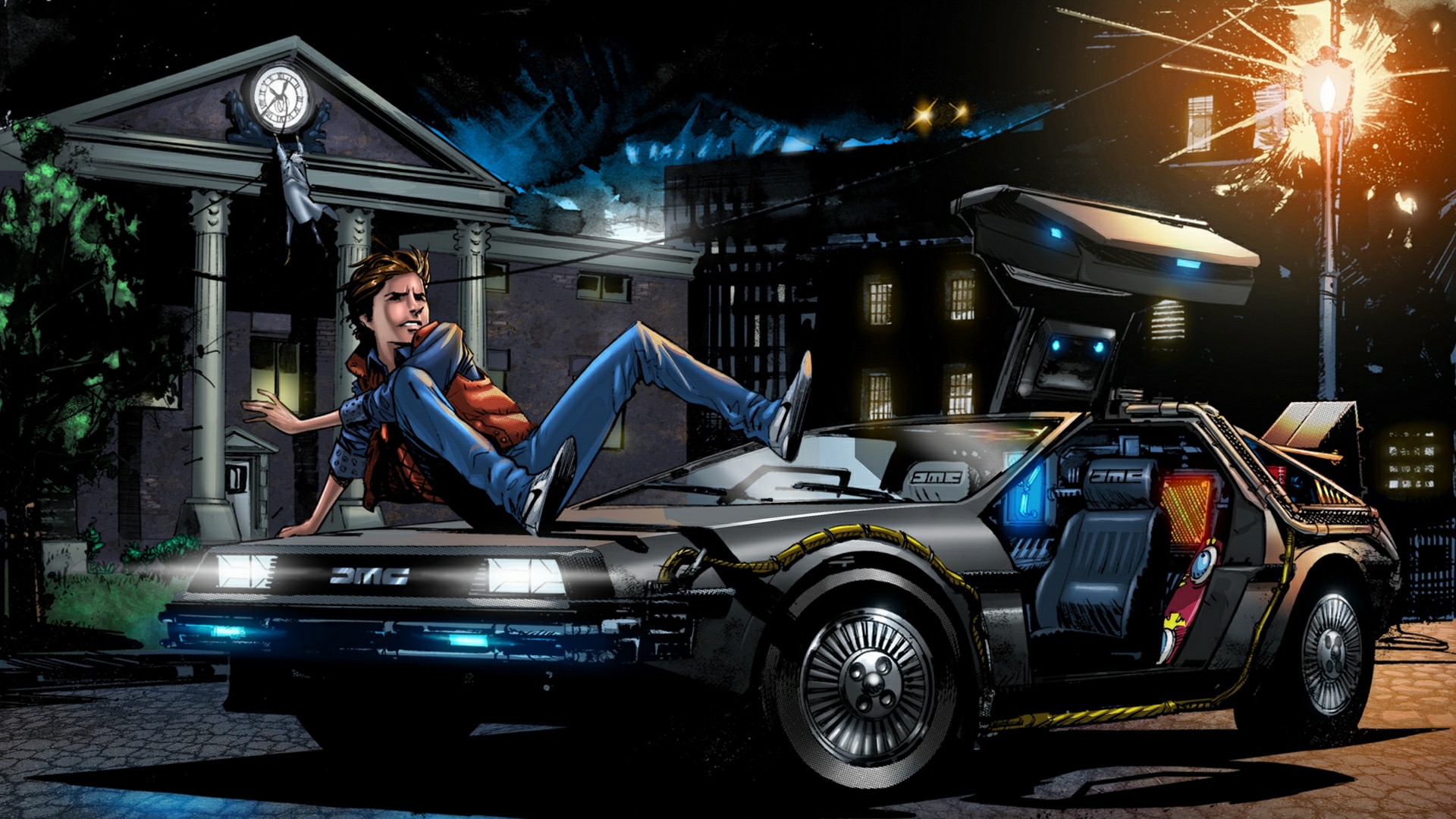 Back To The Future Back To The Future Ii Movies Back To The Future Iii Movie Car Marty McFly Dr Emme 1920x1080