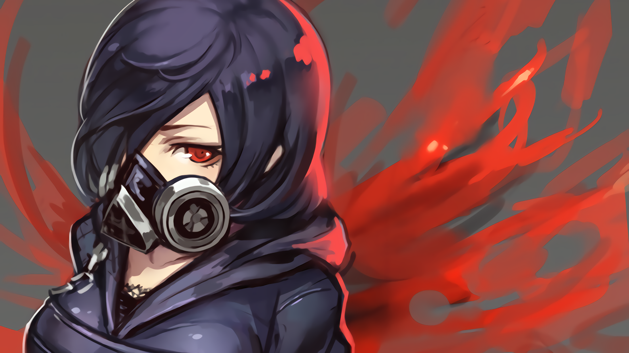 Anime Tokyo Ghoul Kirishima Touka Anime Girls 2490x1400