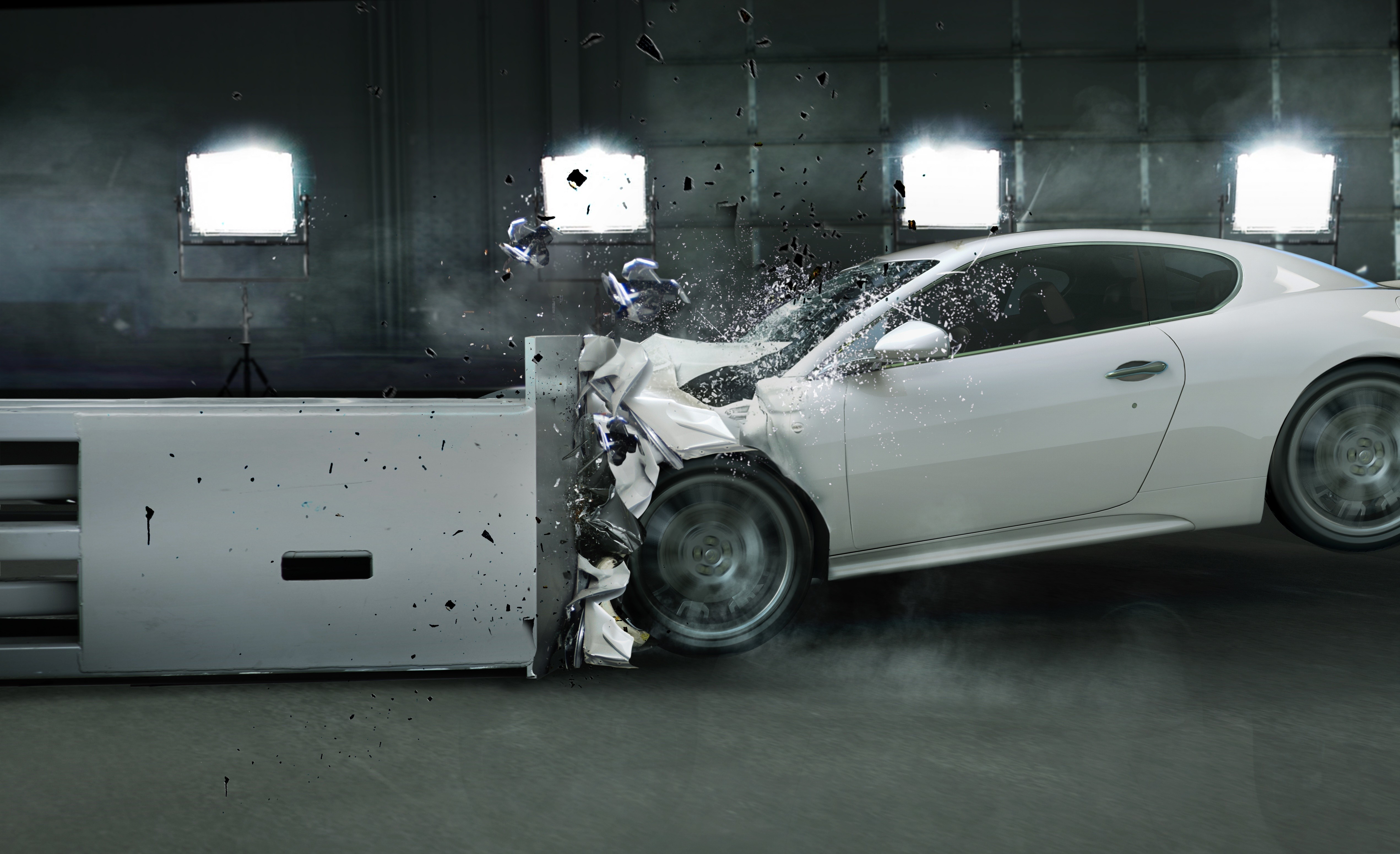 Car Crash Vehicle Front Impact 5084x3101