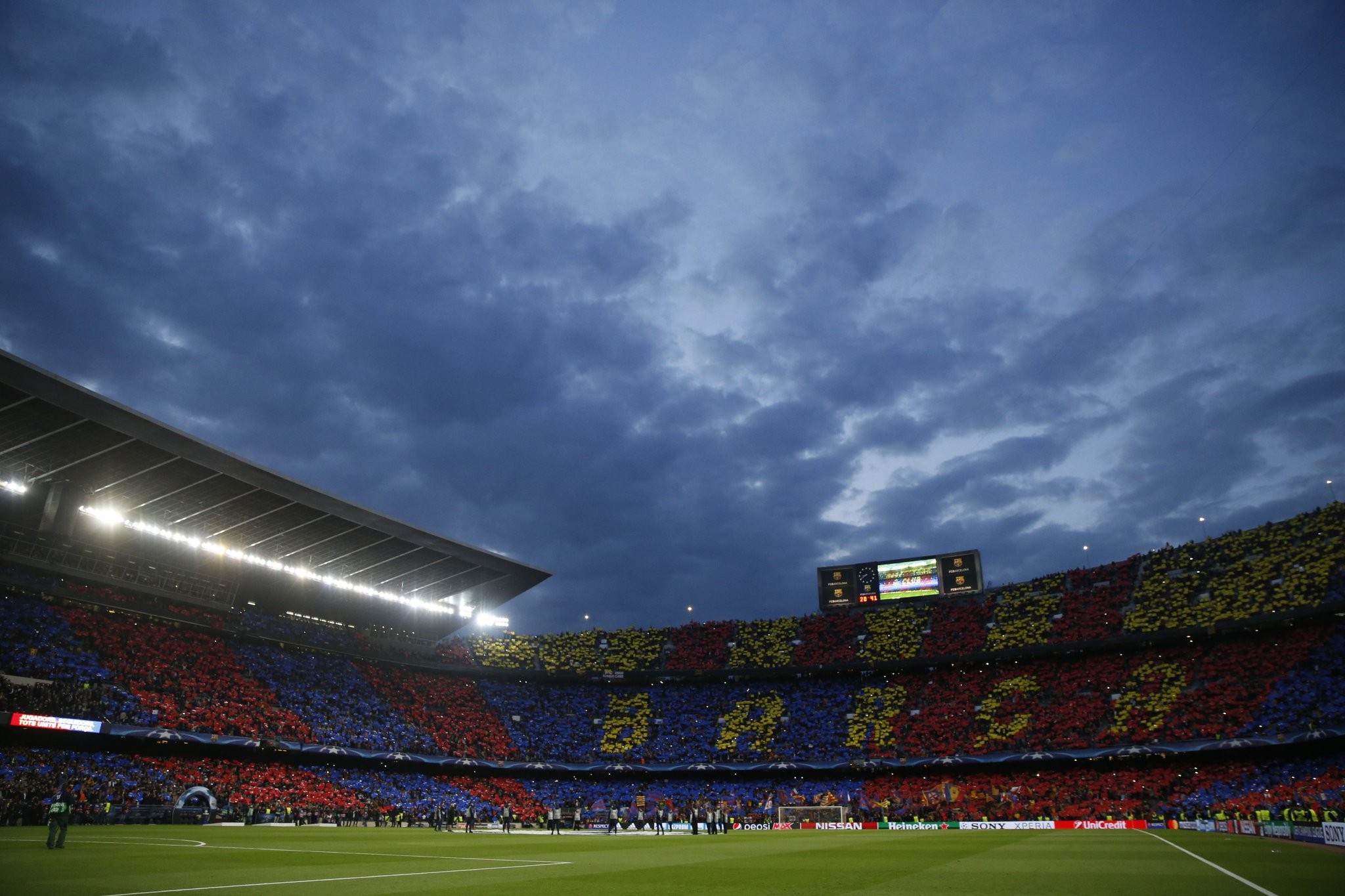 FC Barcelona Camp Nou Soccer Clubs Soccer 2048x1365