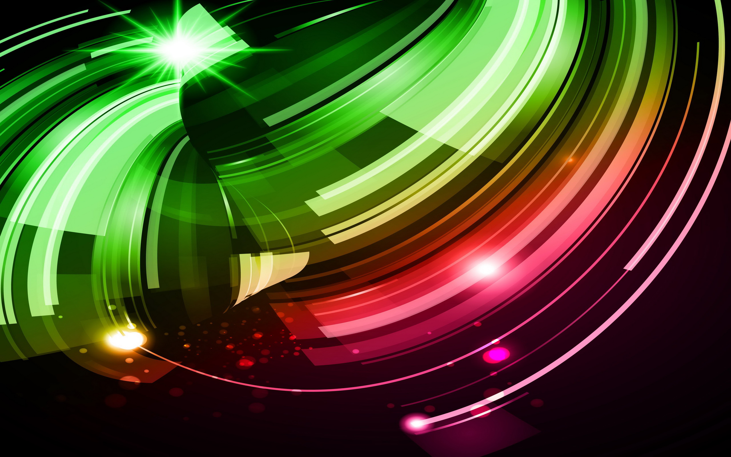 Abstract Digital Art Shapes Wallpaper - Resolution:2560x1600 - ID