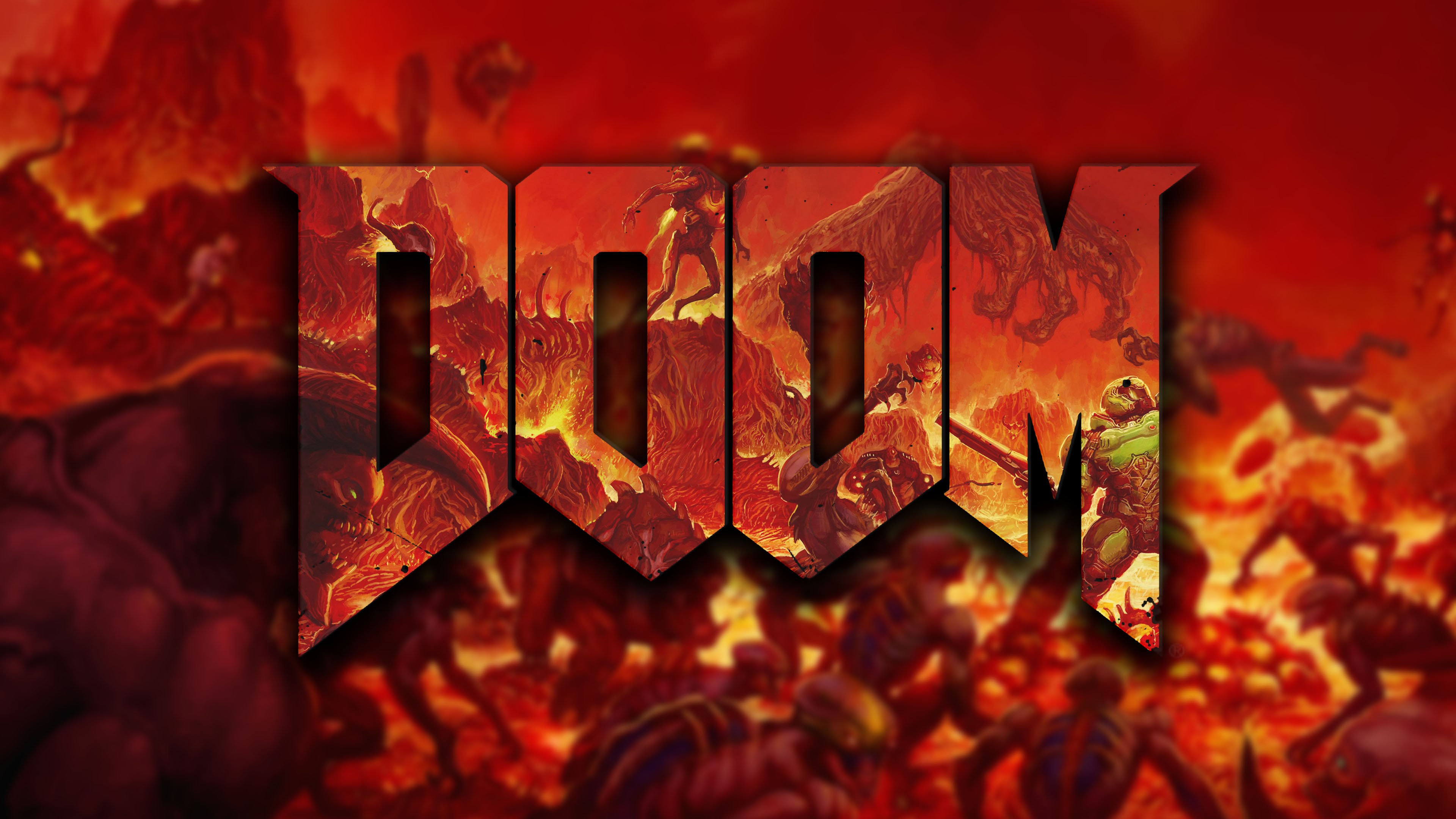Video Games Doom Game Video Game Art 3840x2160