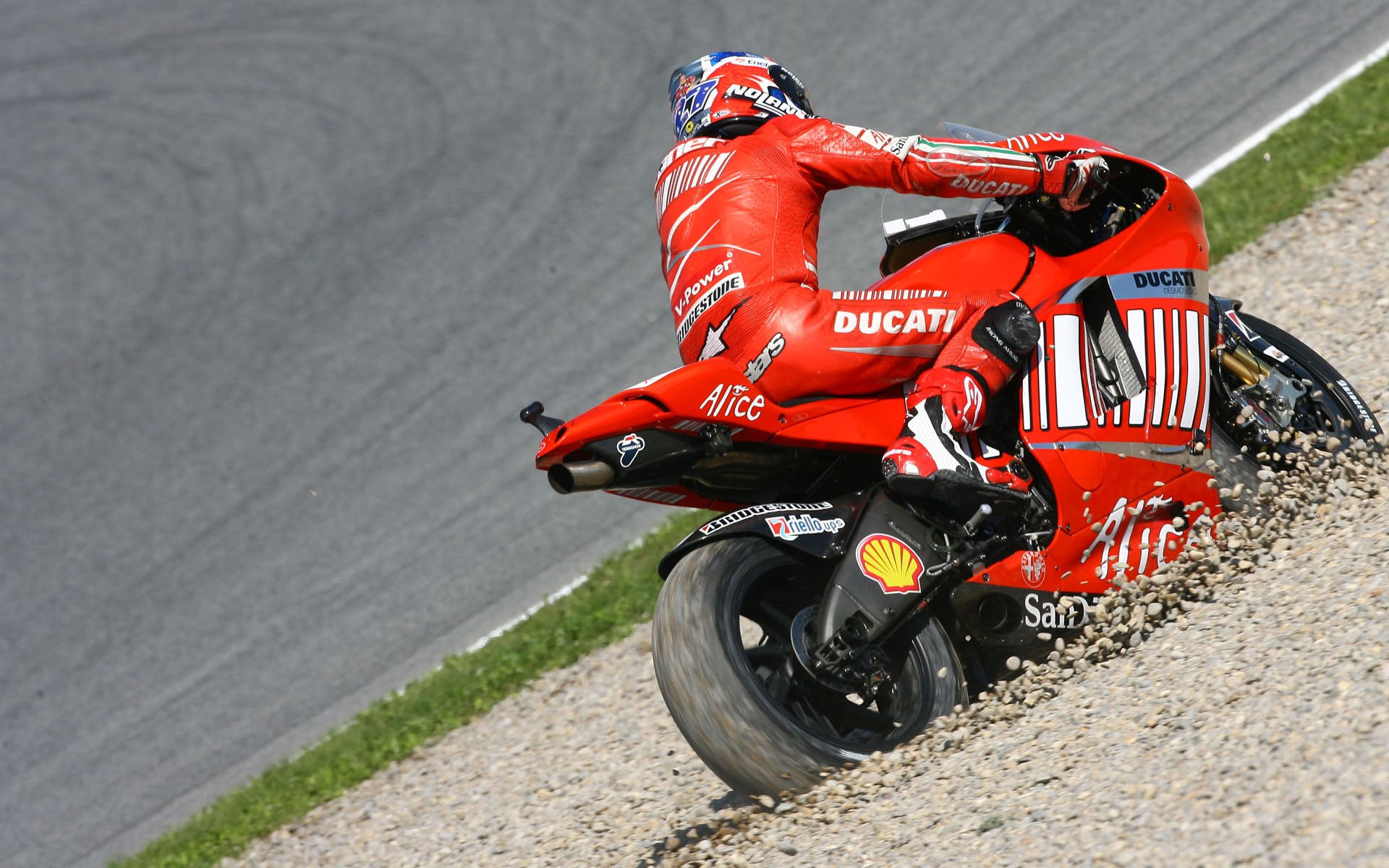 Moto GP Ducati Racing Vehicle Sport Red 1920x1200