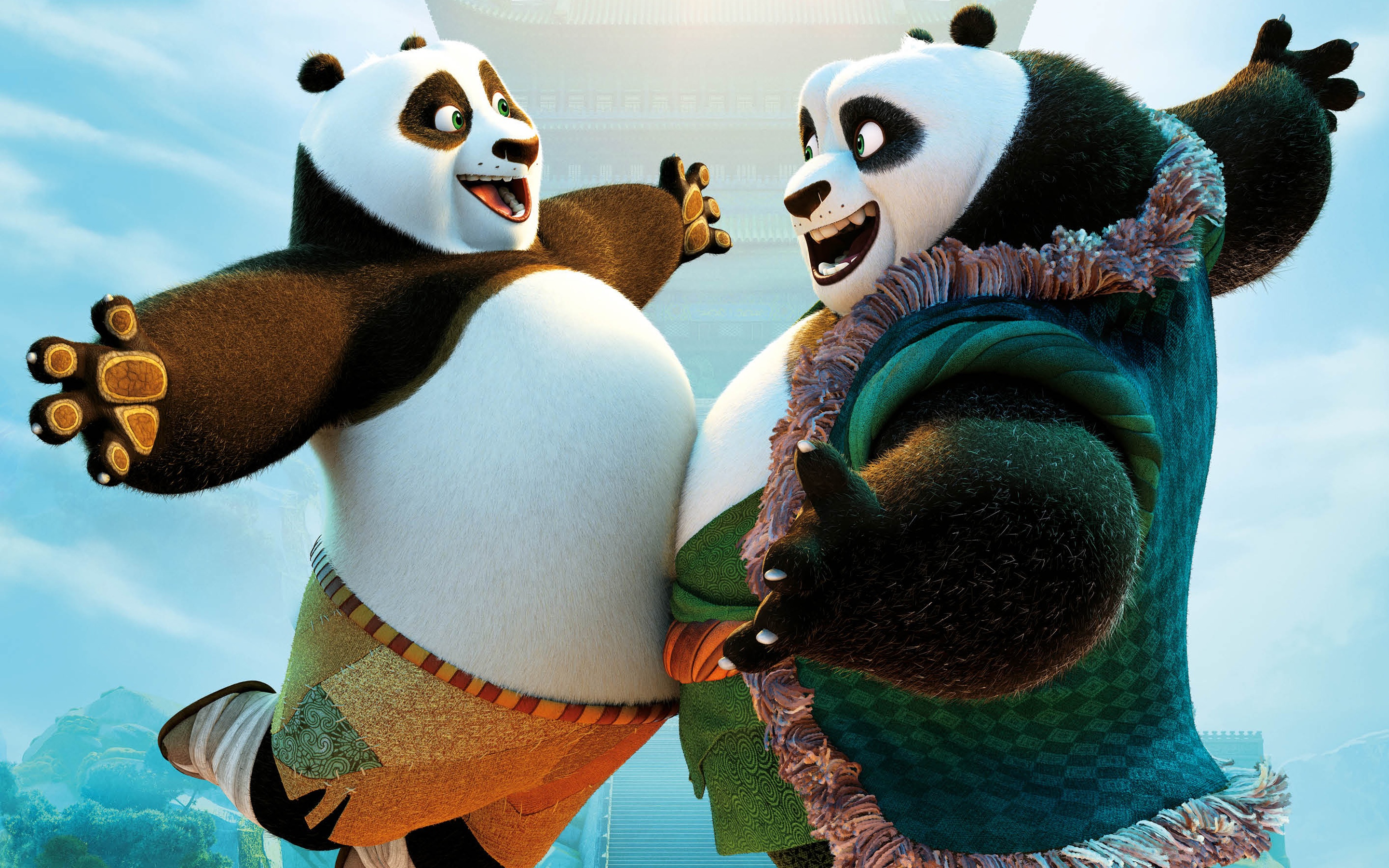 Kung Fu Panda 3 Panda Animation 2880x1800