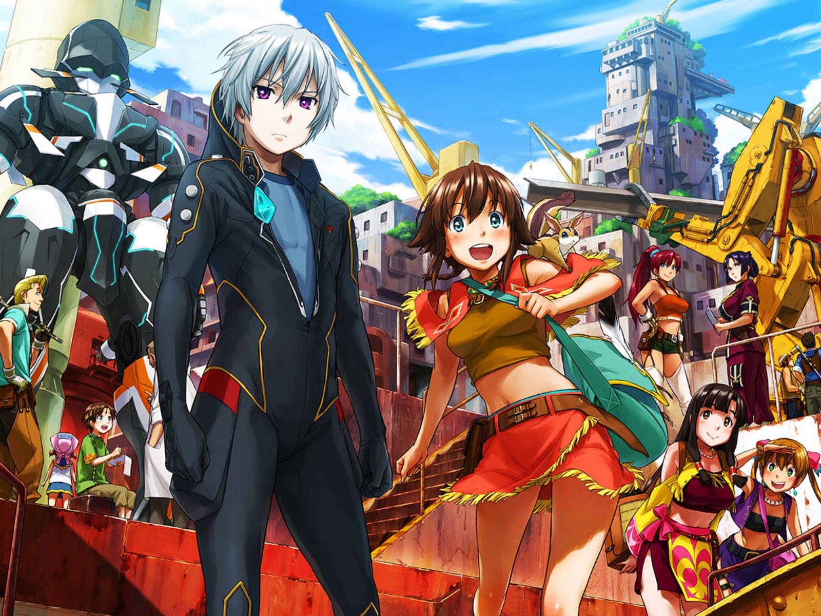 Suisei No Gargantia Gargantia On The Verdurous Planet 1600x1200