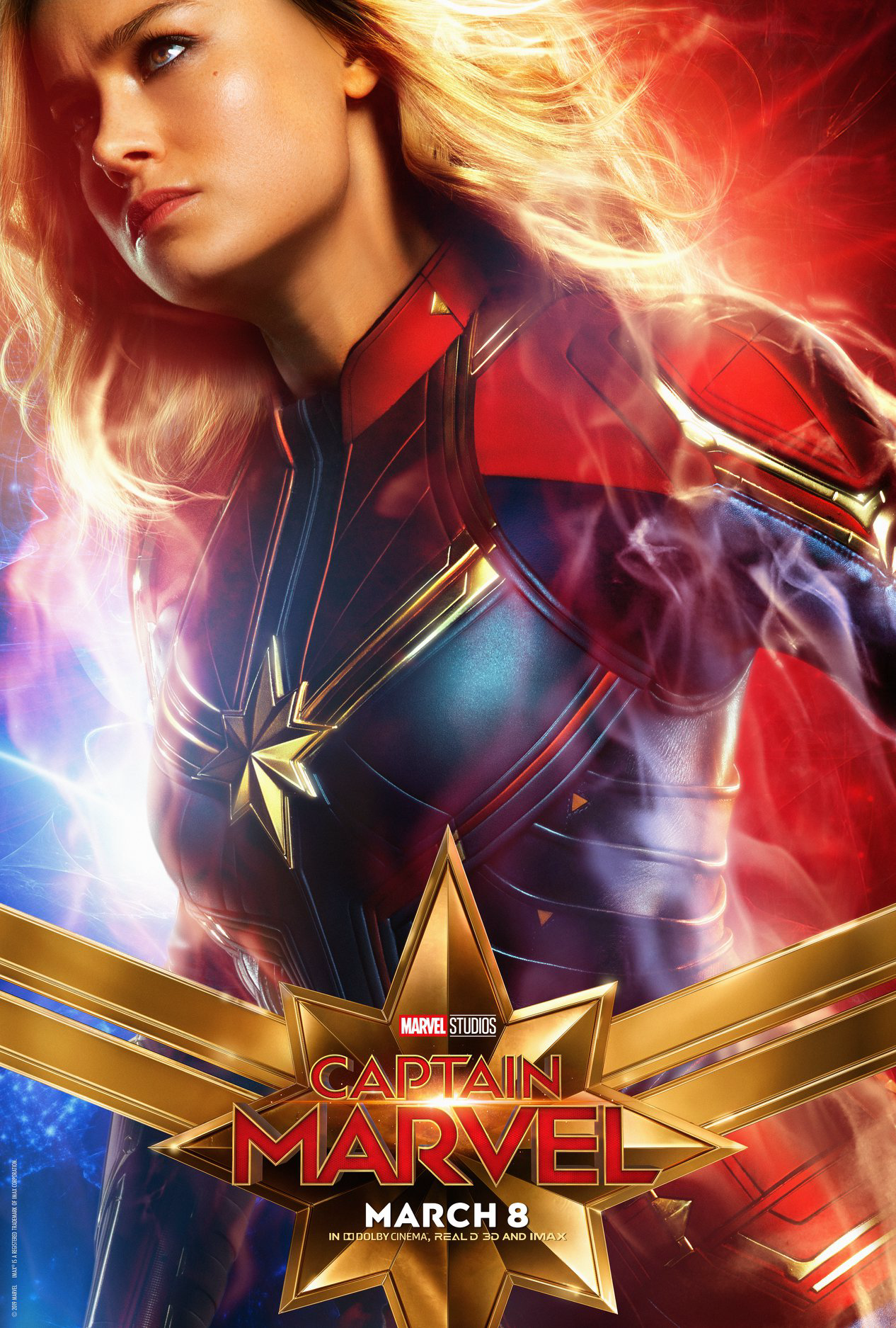 Captain Marvel Carol Danvers Marvel Cinematic Universe Marvel Comics Brie Larson Blonde Women Superh 1266x1875