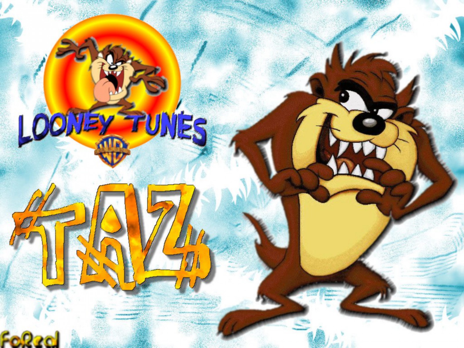 Tasmanian Devil Looney Tunes 1600x1200