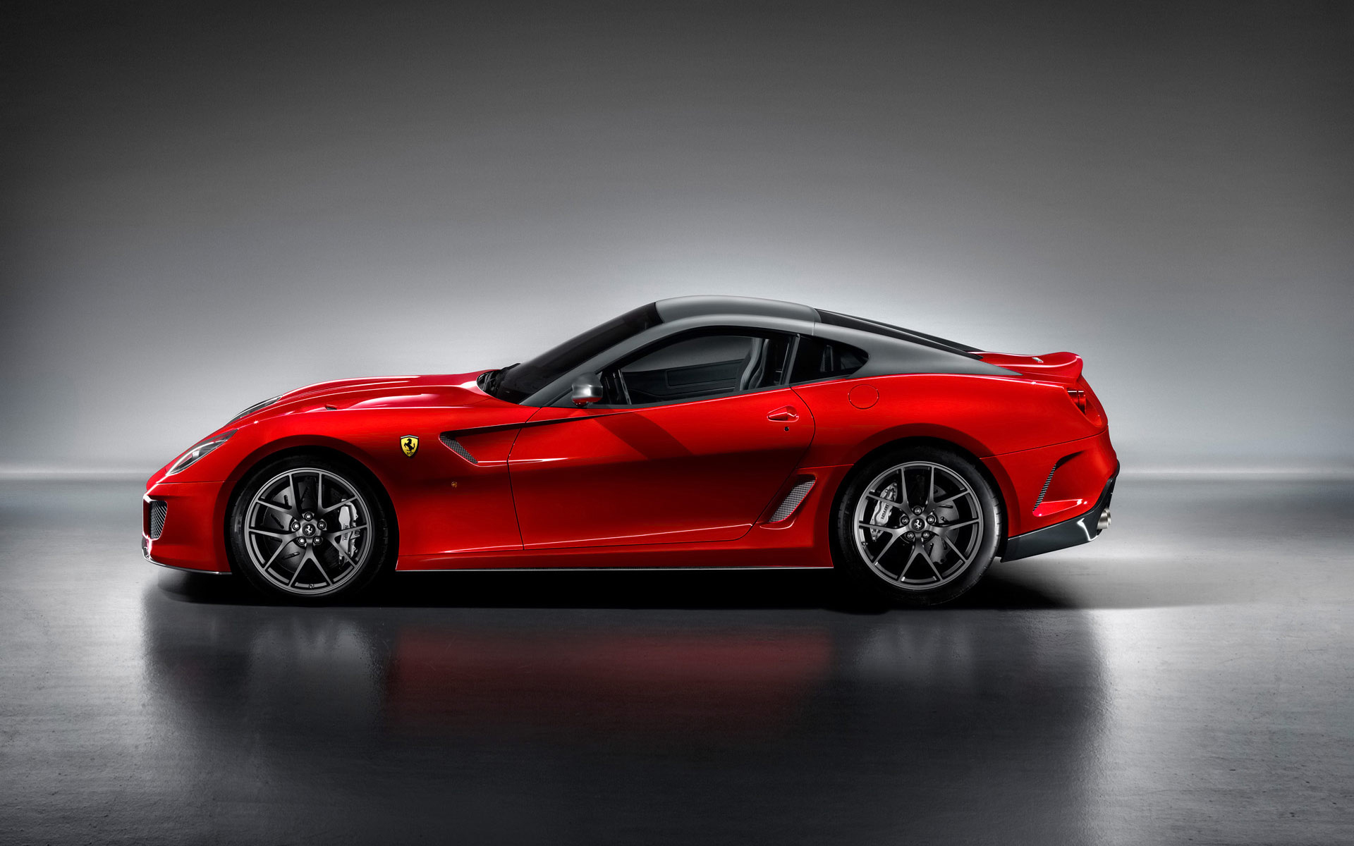 Ferrari Car Vehicle Ferrari 599 GTO Grand Tourer Sport Car Red Car 1920x1200