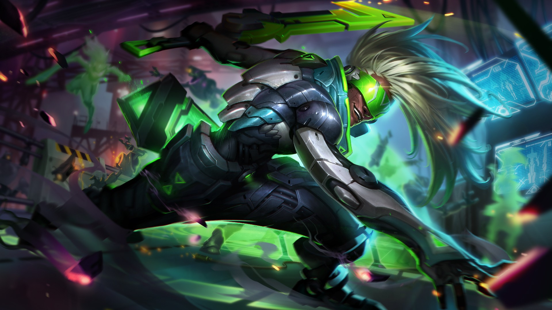 League Of Legends Project Skins Ekko 1920x1080