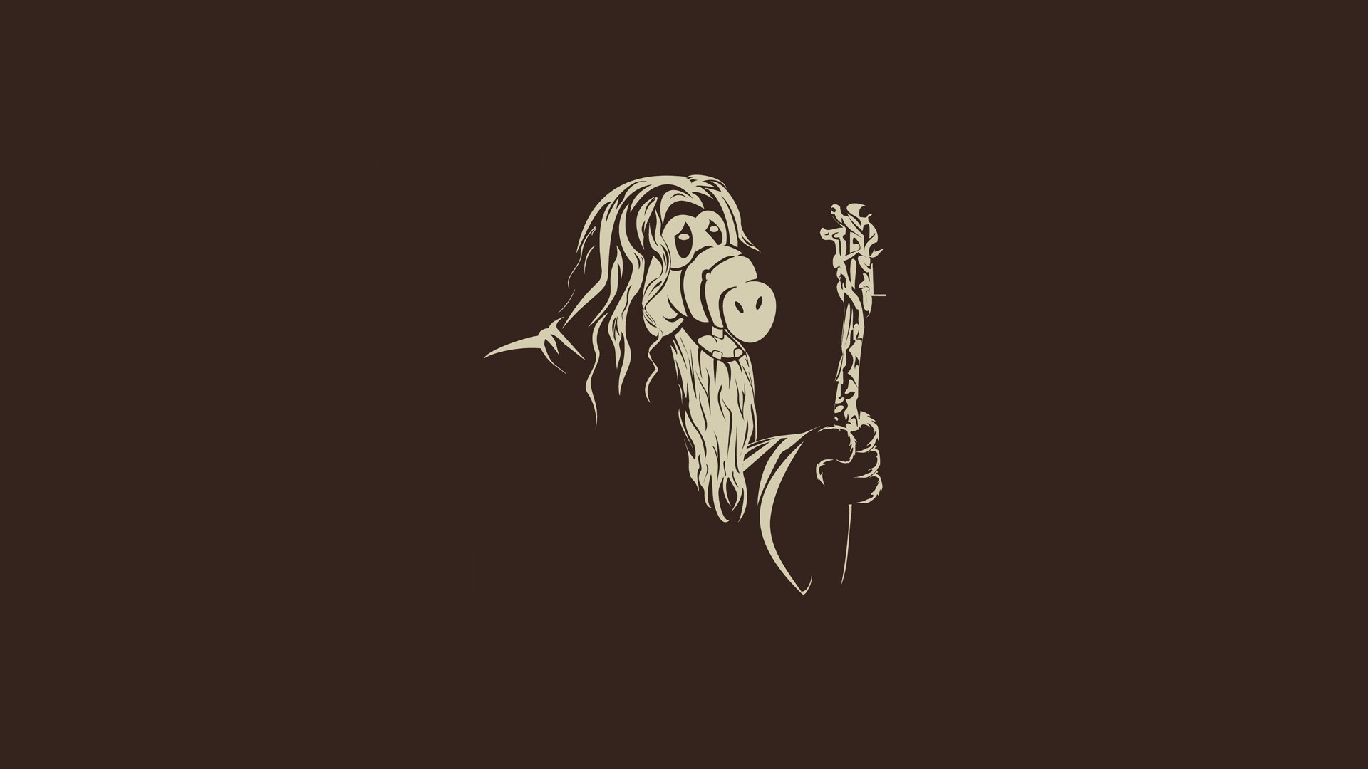 Alf Gandalf The Lord Of The Rings 1920x1080