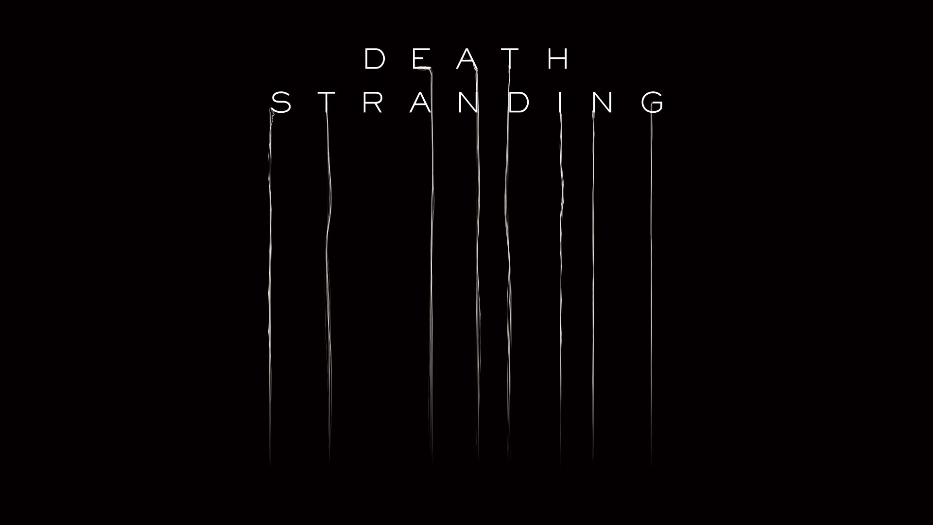 Death Stranding Hideo Kojima Kojima Productions Dark Background Black Background White Text Video Ga 1920x1080