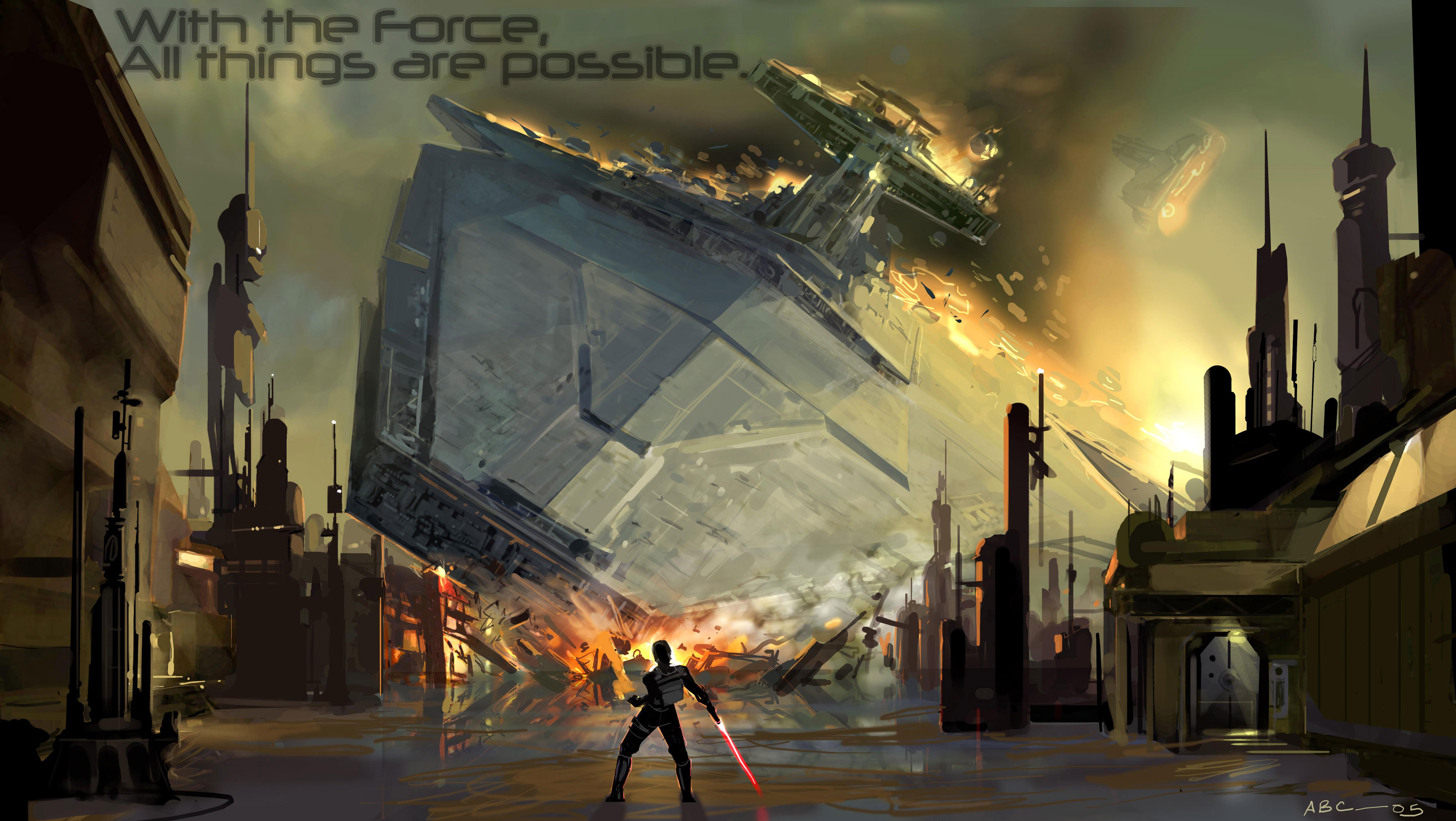 Video Game Star Wars The Force Unleashed 3550x2000