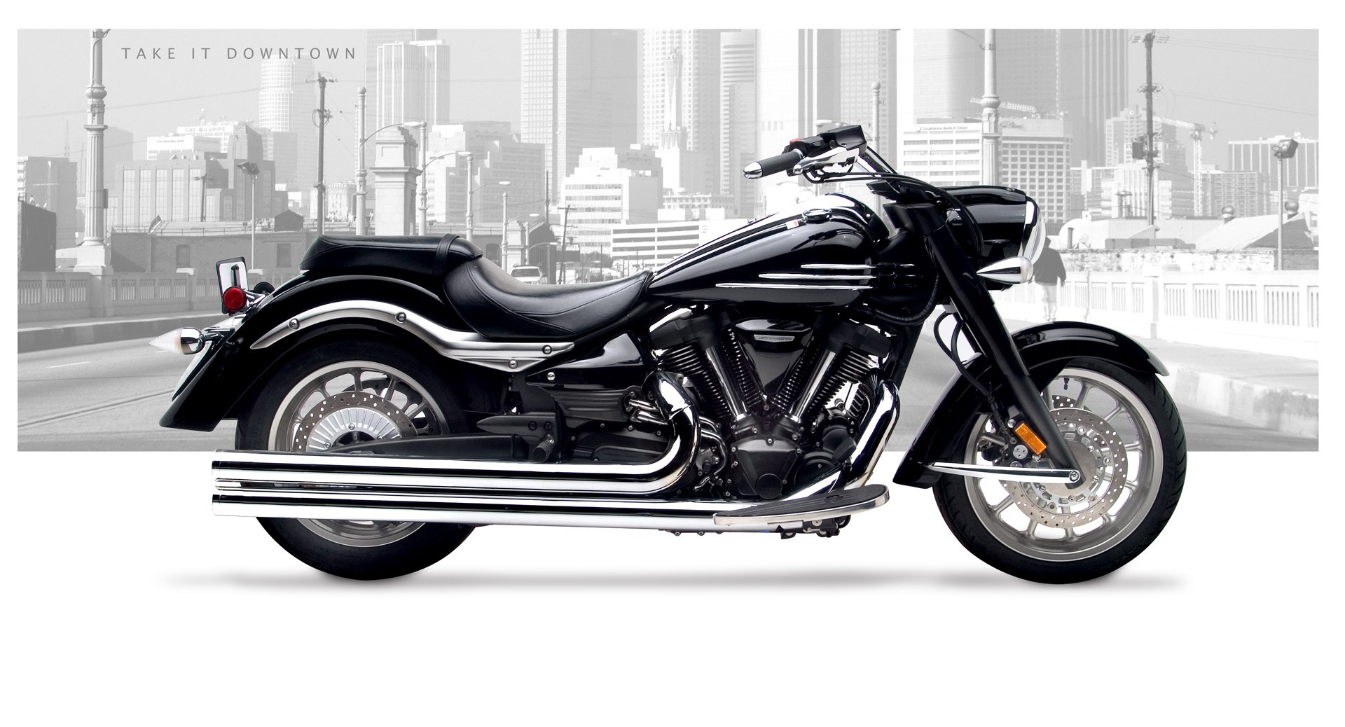 Yamaha Motors Vehicle Motorcycle Black Xv1900 1920x1038