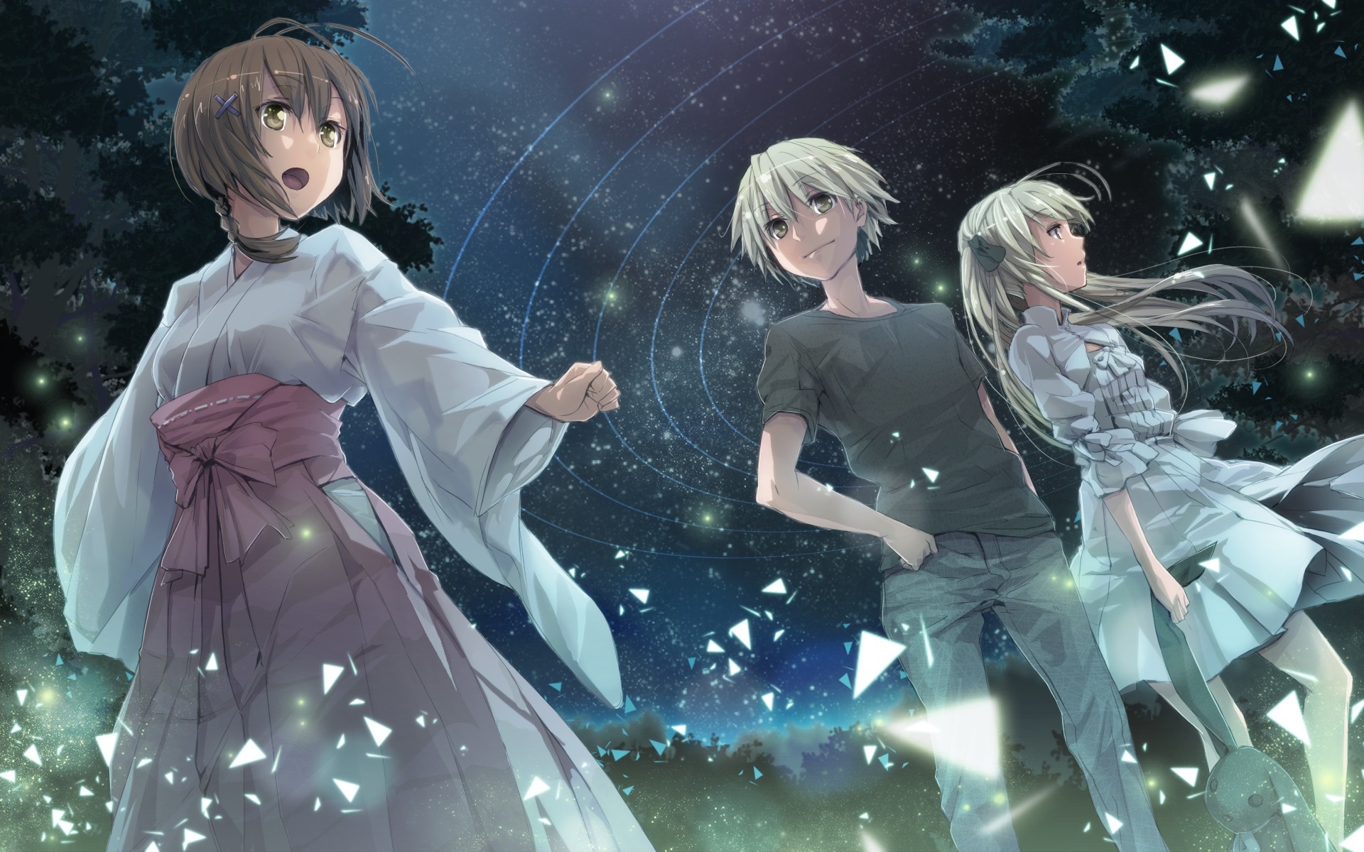 Yosuga No Sora Kasugano Sora Kasugano Haruka Amatsume Akira 1920x1200