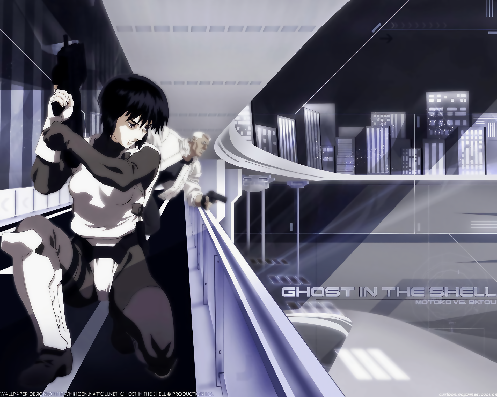 Motoko Kusanagi Batou Ghost In The Shell 1920x1536